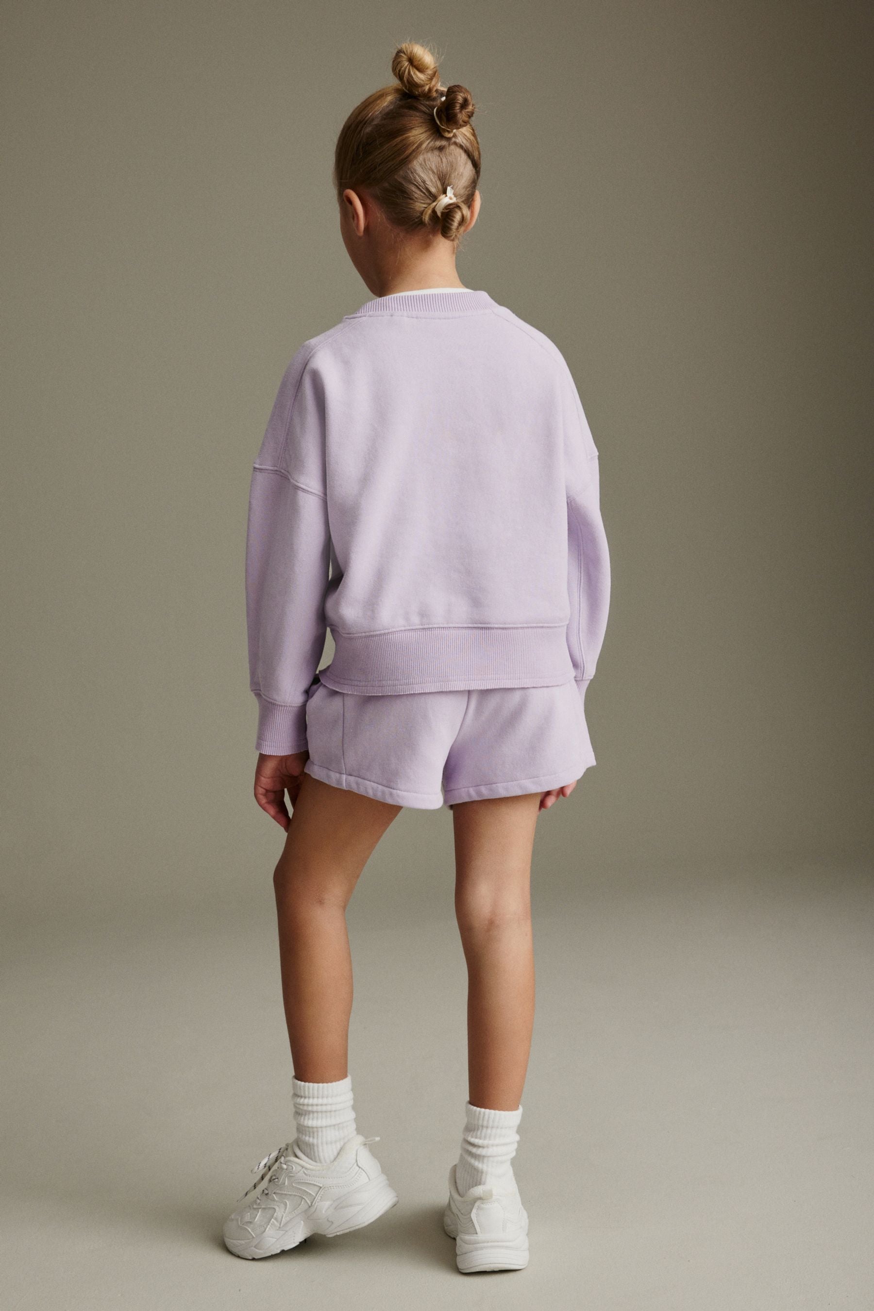 Lilac Purple Crew Sweatshirt Top (3-16yrs)