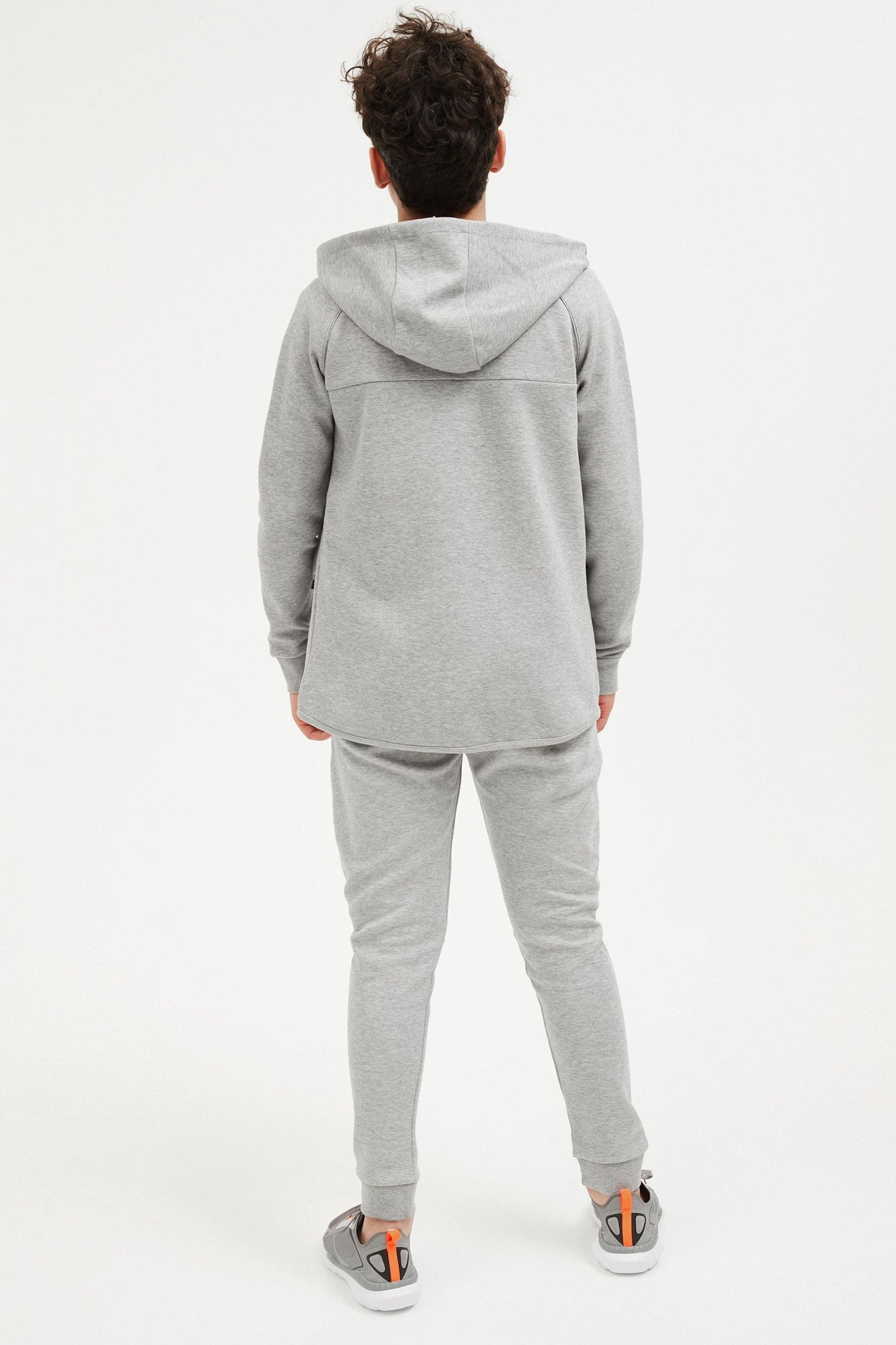 Grey Tech Sportswear Zip Through Hoodie (3-17yrs)