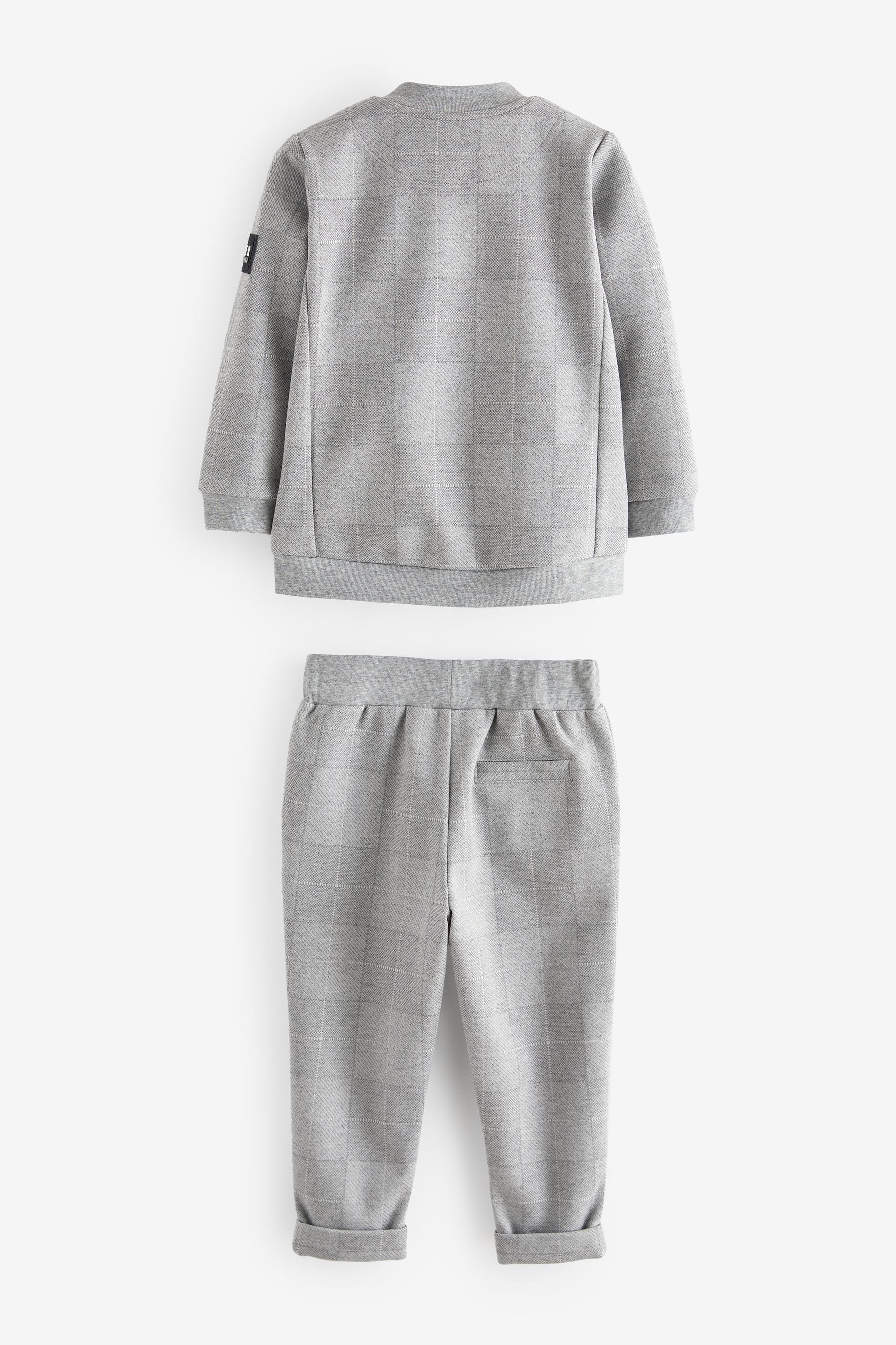 Baker by Ted Baker Grey 100% Cotton Checked 3 Piece Set