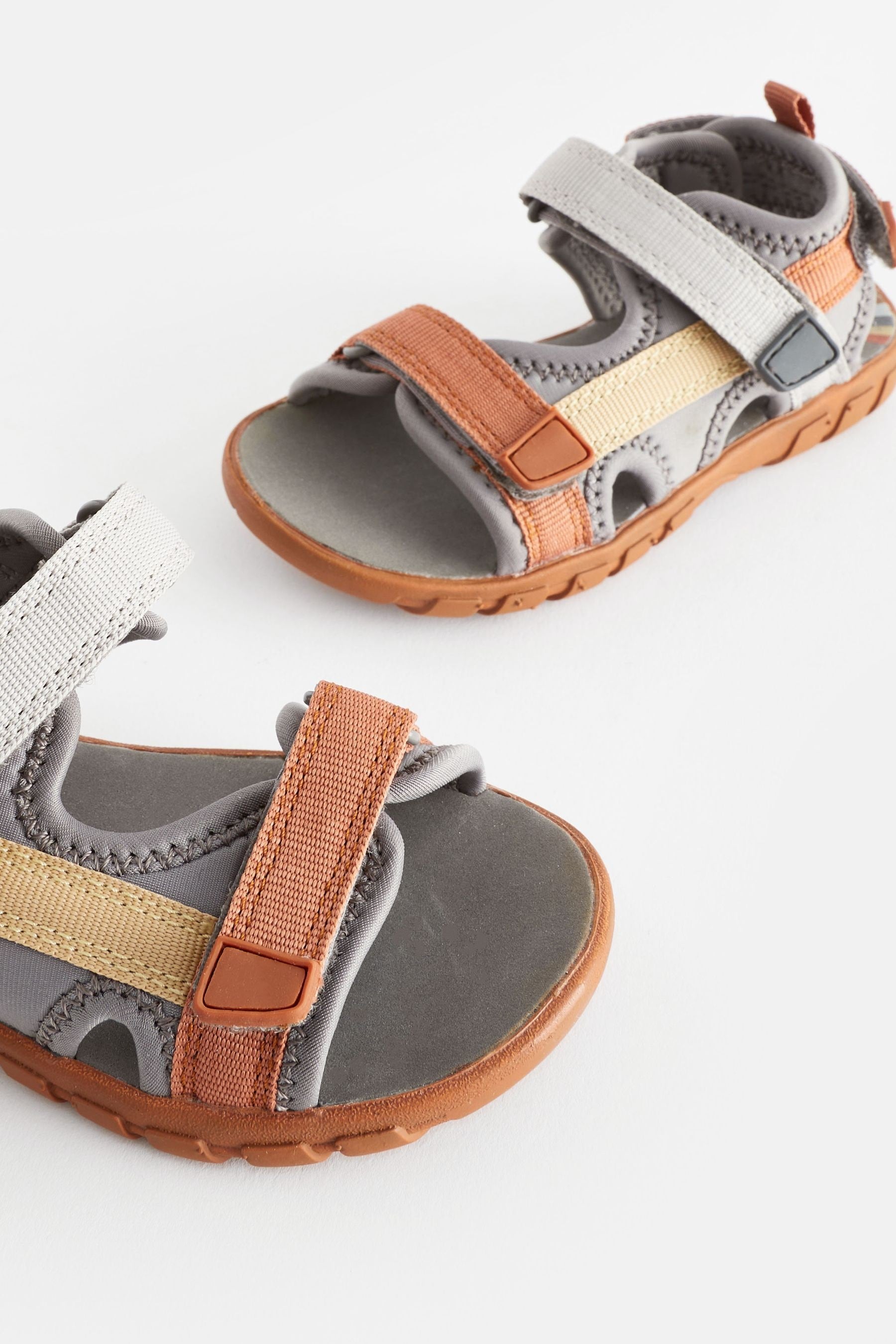 Neutral Mineral Lightweight Touch Fastening Adjustable Strap Trekker Sandals