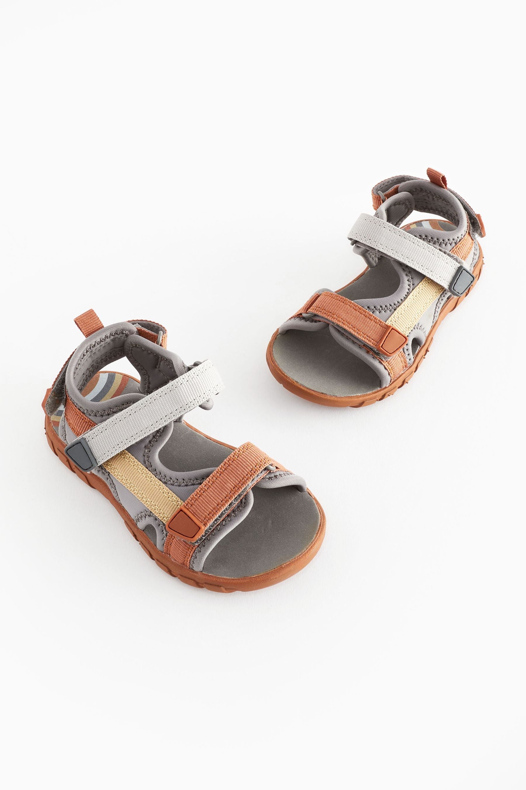 Neutral Mineral Lightweight Touch Fastening Adjustable Strap Trekker Sandals