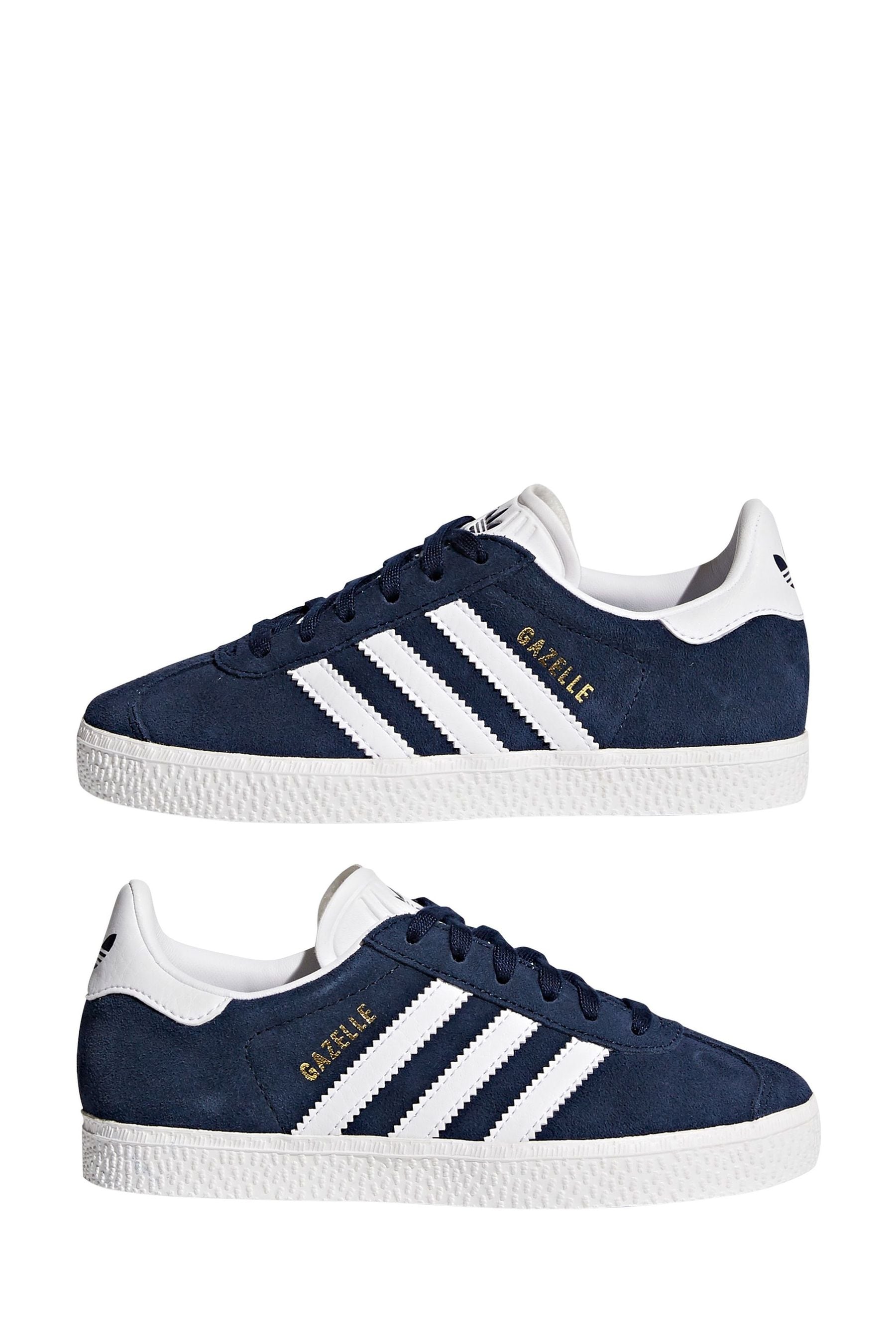 Navy/White adidas Gazelle Shoes