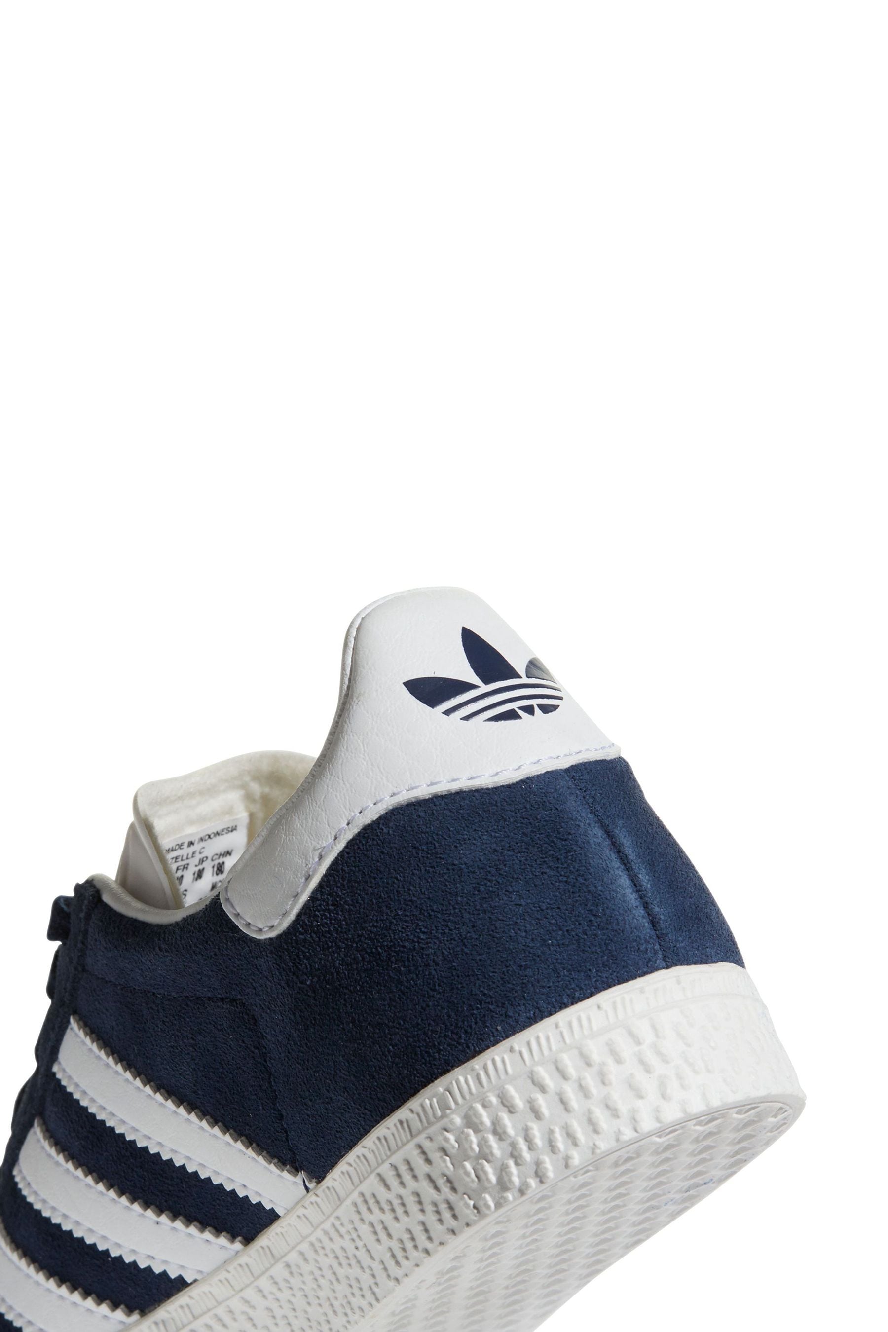 adidas Navy/White Kids Gazelle Trainers