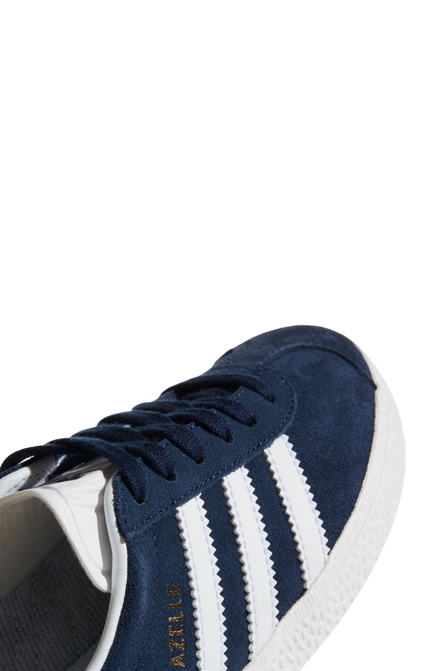 adidas Navy/White Kids Gazelle Trainers