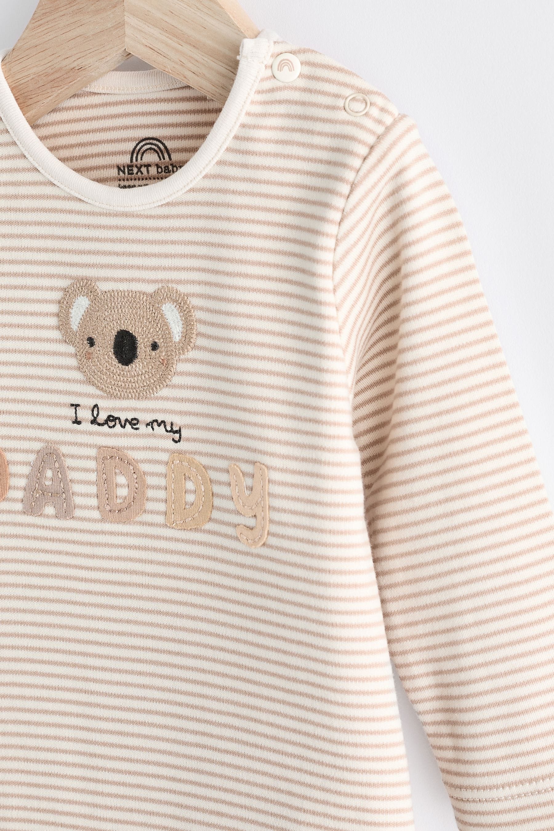 Neutral Daddy Family Baby Bodysuit