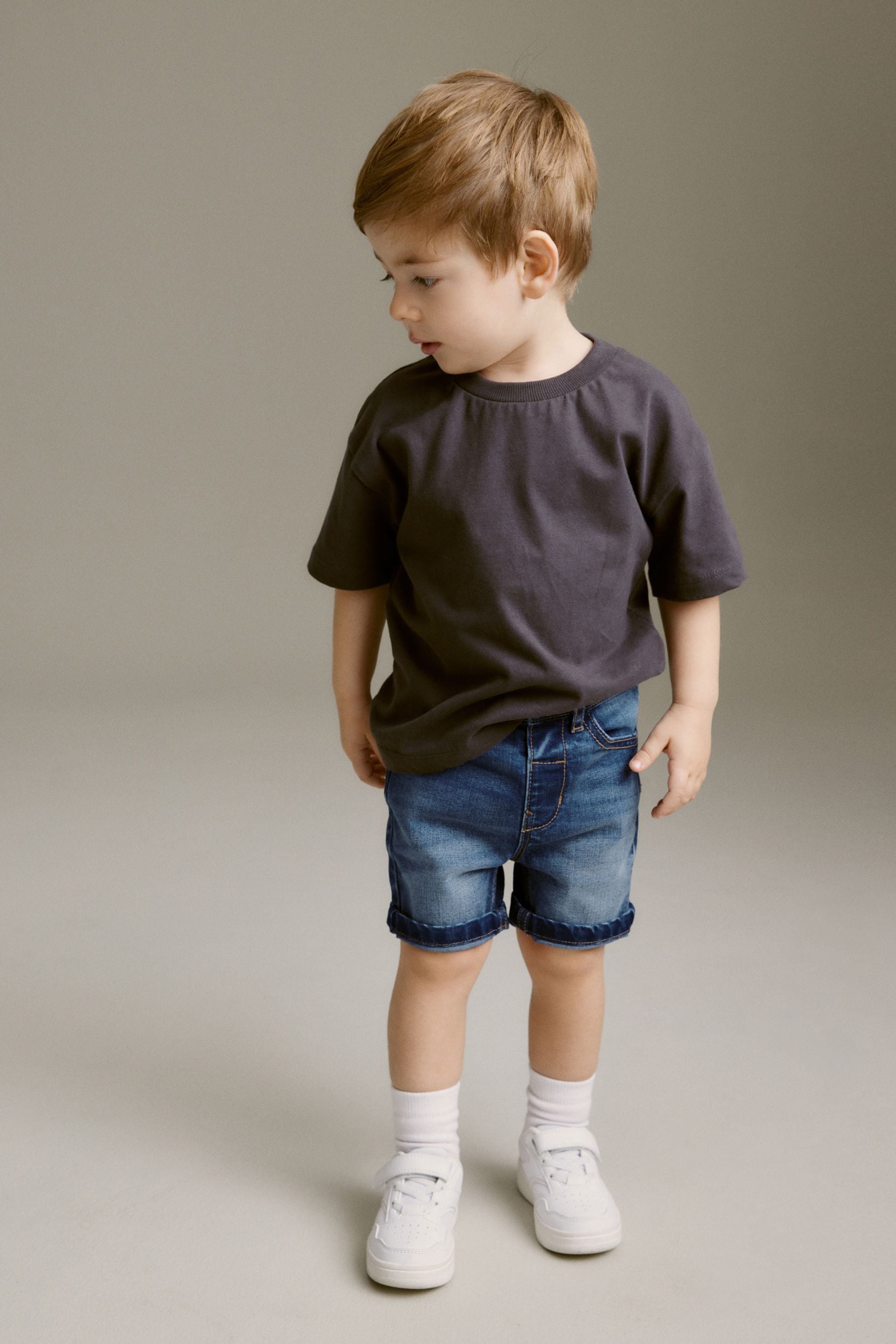 Mid Blue Denim Shorts (3mths-7yrs)