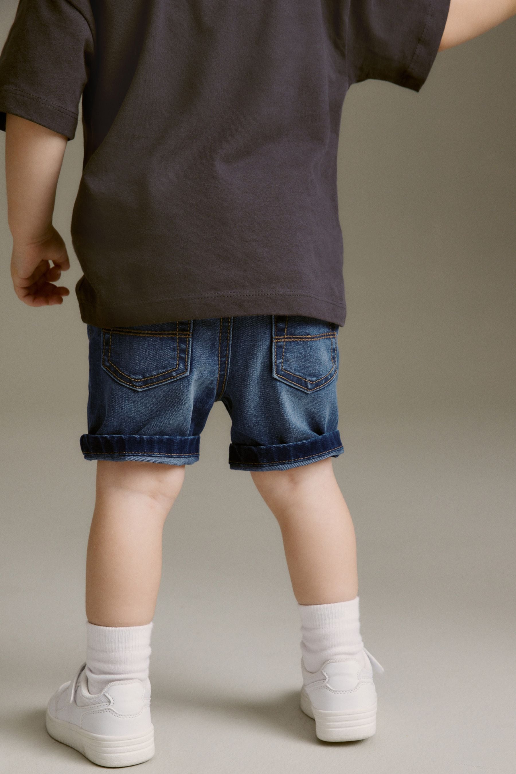 Mid Blue Denim Shorts (3mths-7yrs)