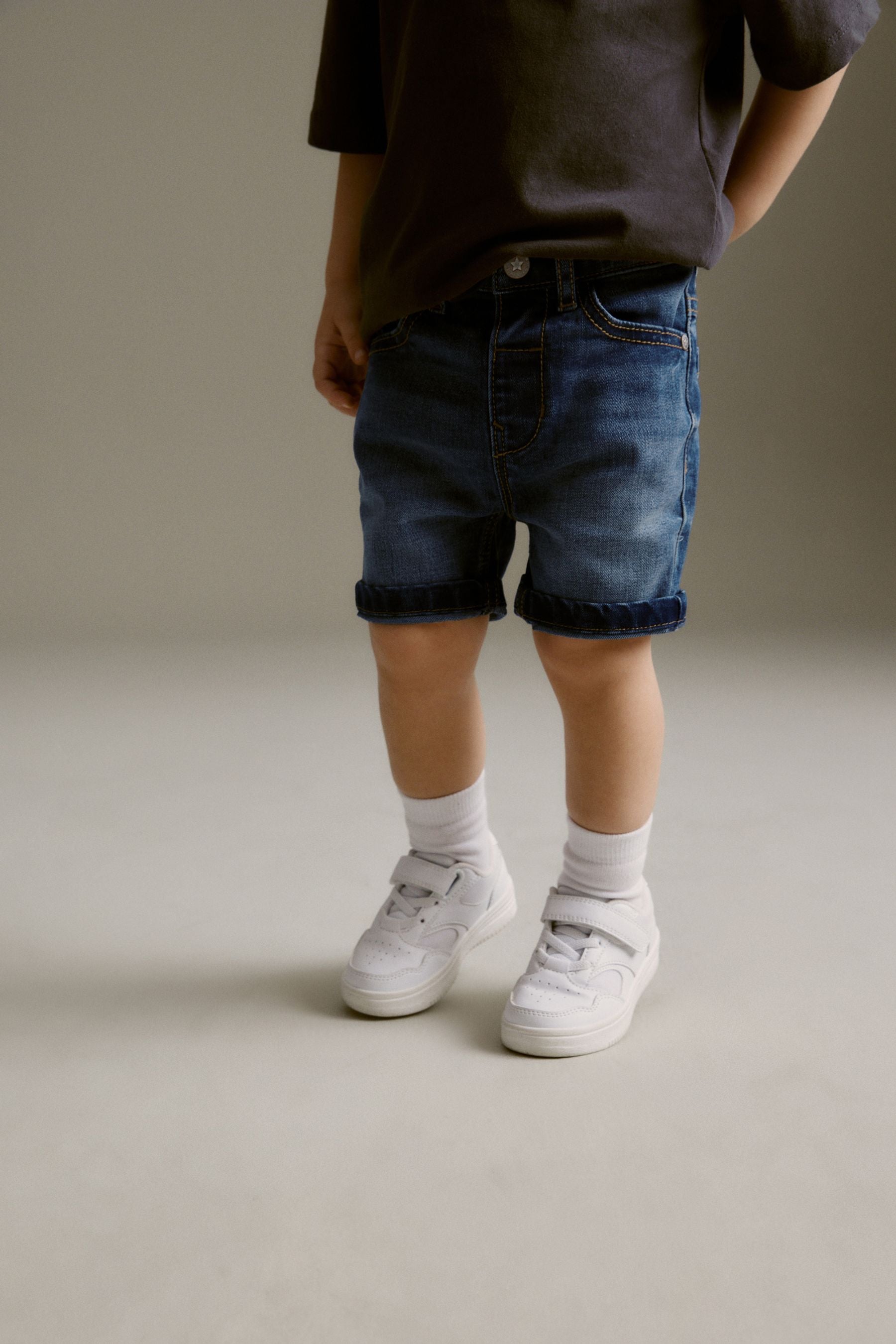 Mid Blue Denim Shorts (3mths-7yrs)