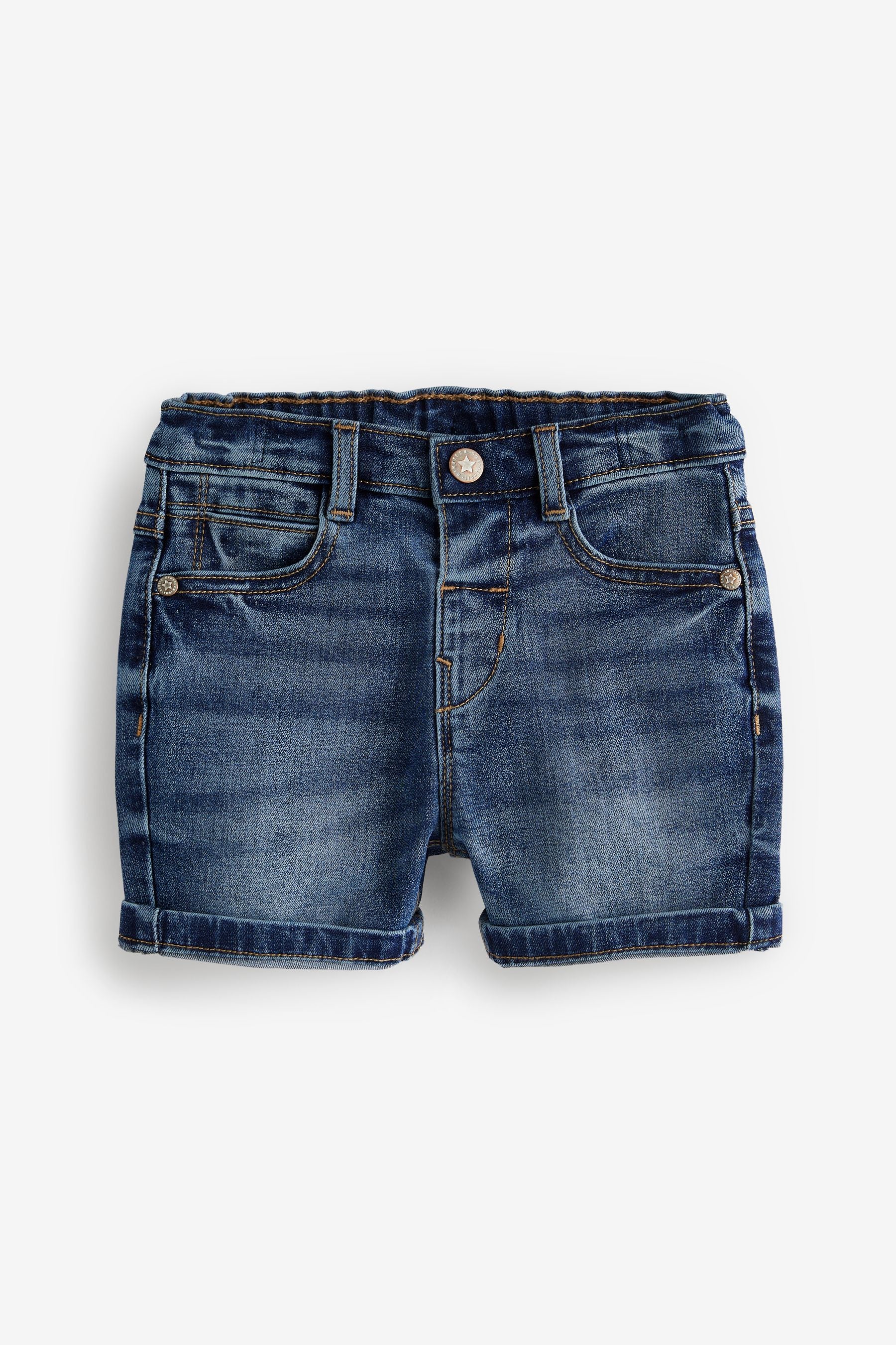 Mid Blue Denim Shorts (3mths-7yrs)