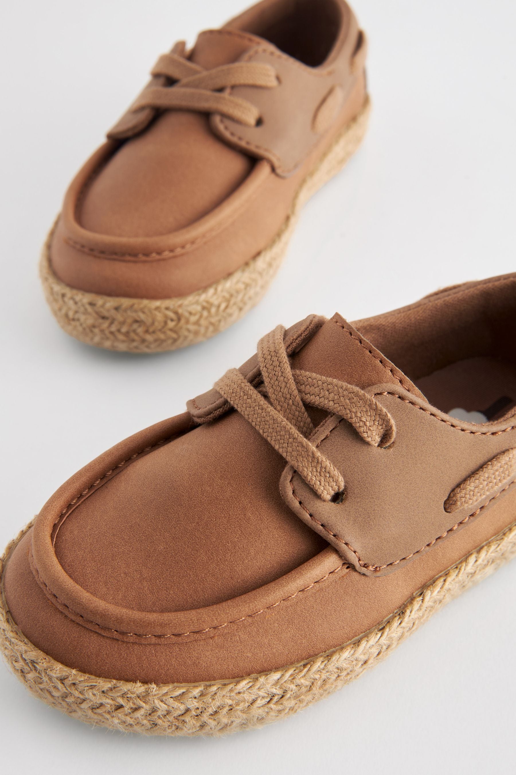 Tan Brown Boat Shoes