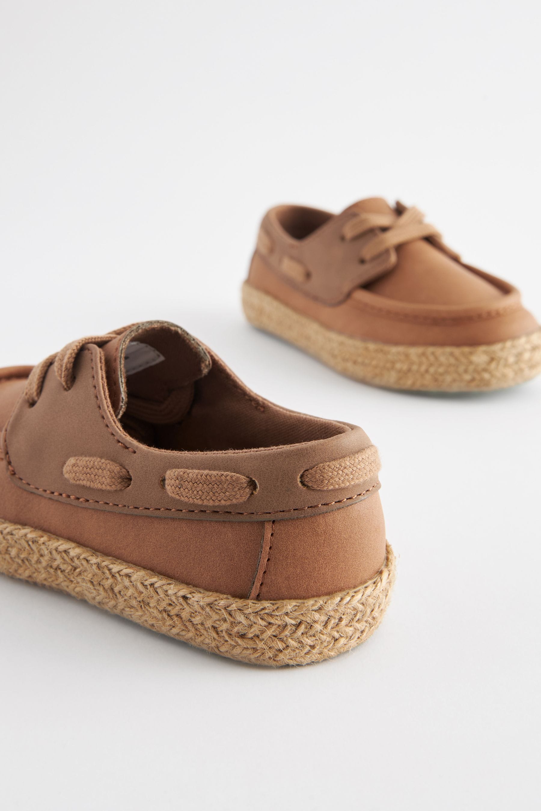 Tan Brown Boat Shoes