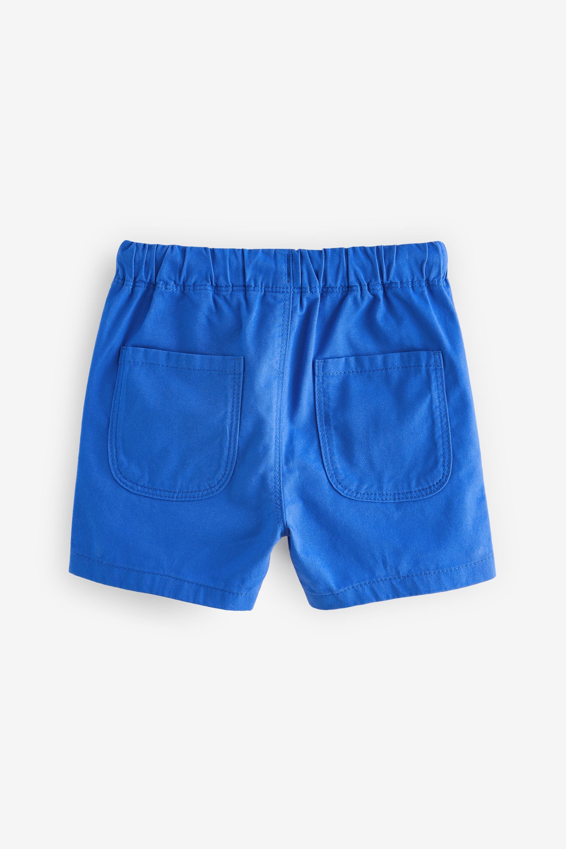 Blue/Orange/White Pull On Shorts 3 Pack (3mths-7yrs)