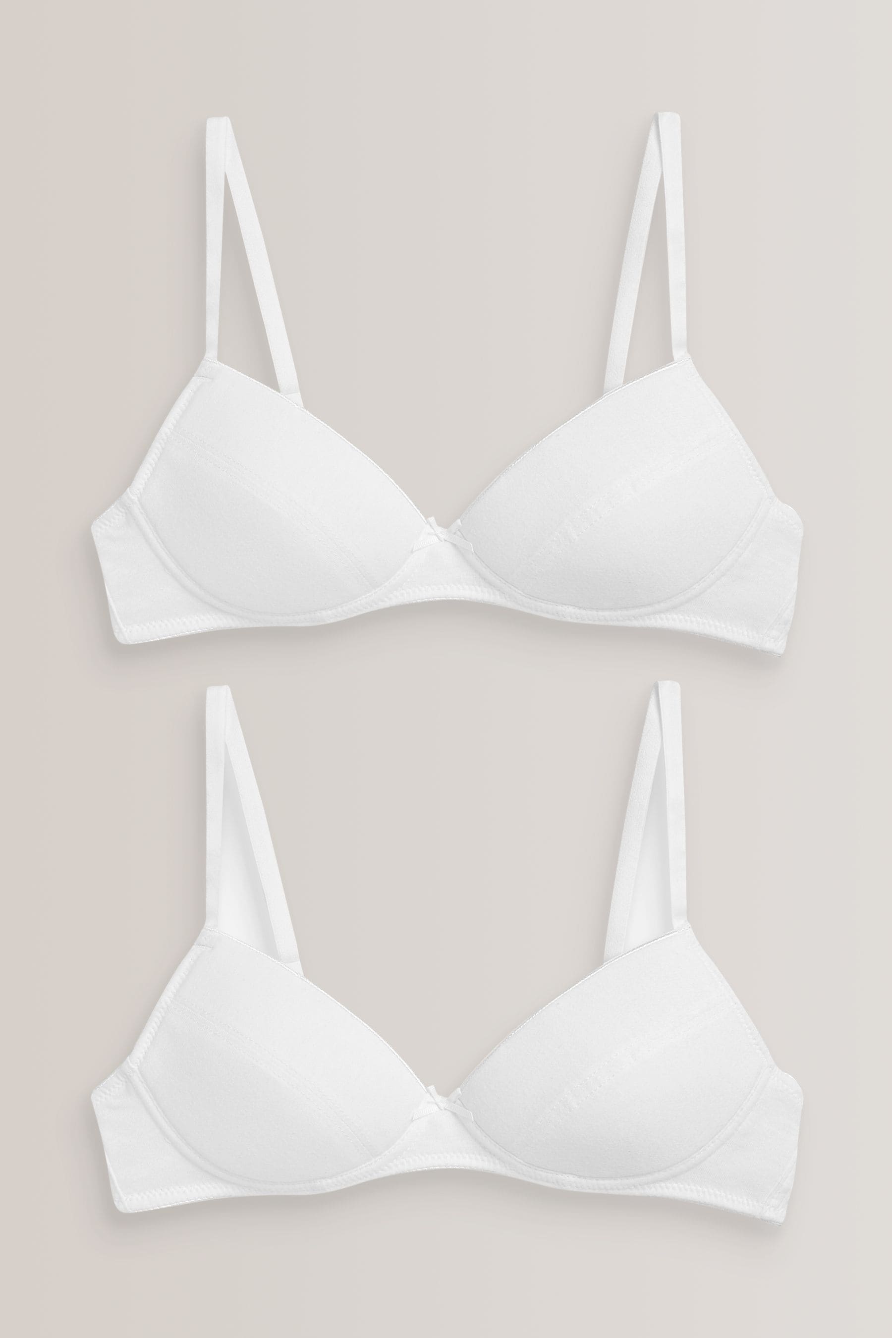 White 2 Pack First Trainer Bras