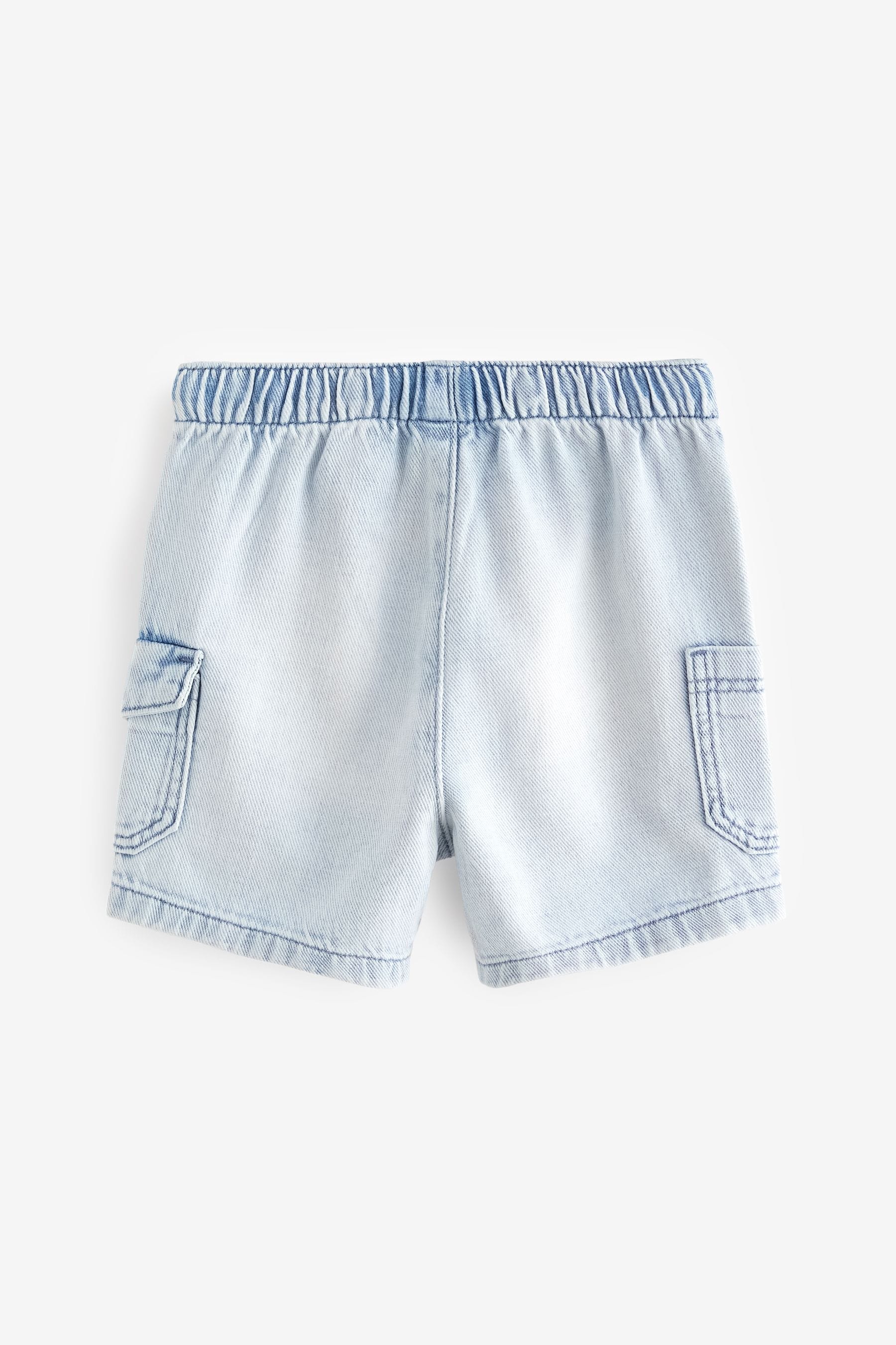 Bleach Cargo Pull-On Denim Shorts (3mths-7yrs)