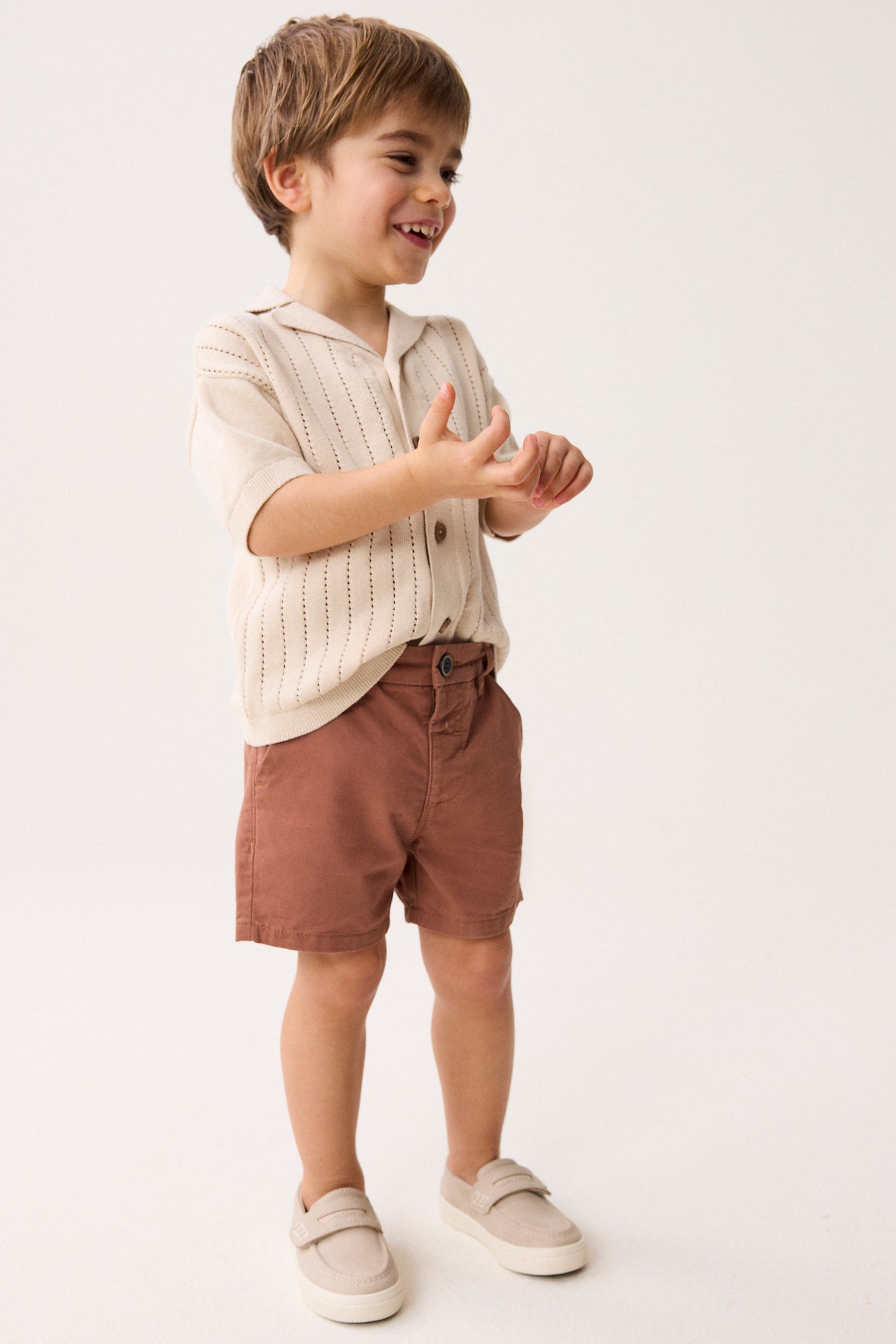 Rust Brown Chinos Shorts (3mths-7yrs)