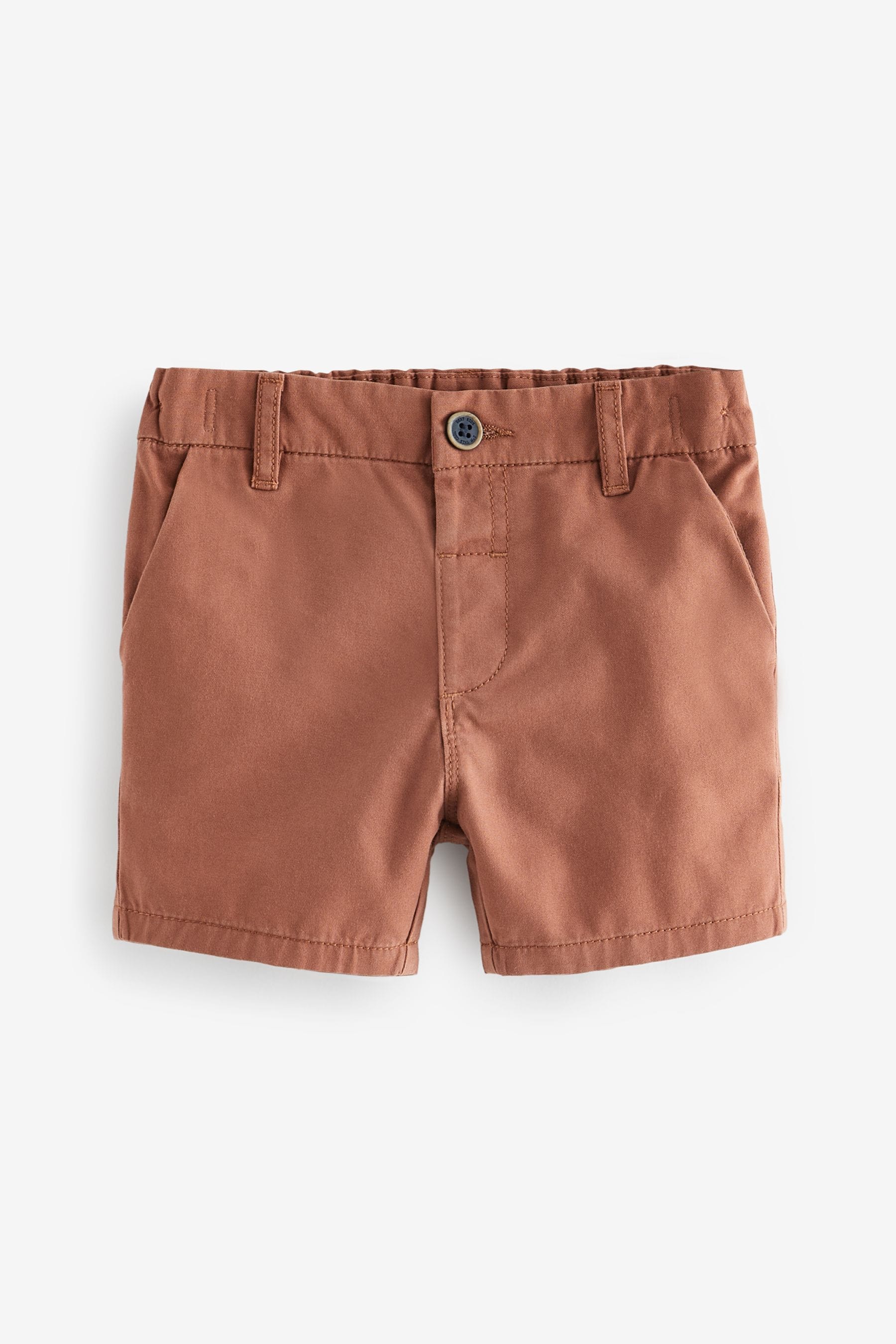 Rust Brown 100% Cotton Chinos Shorts (3mths-7yrs)