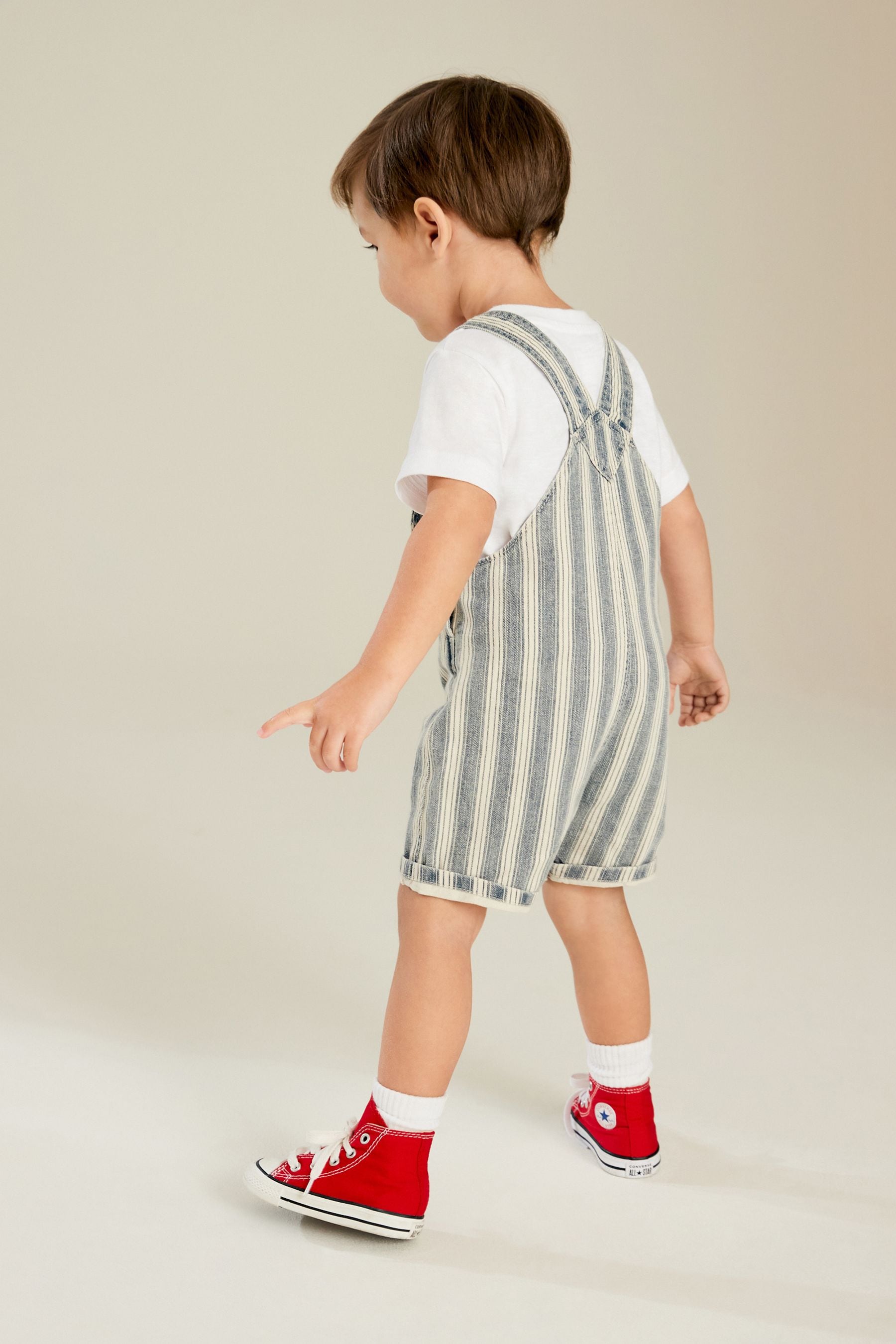 Stripe Denim Slouch Dungarees (3mths-7yrs)