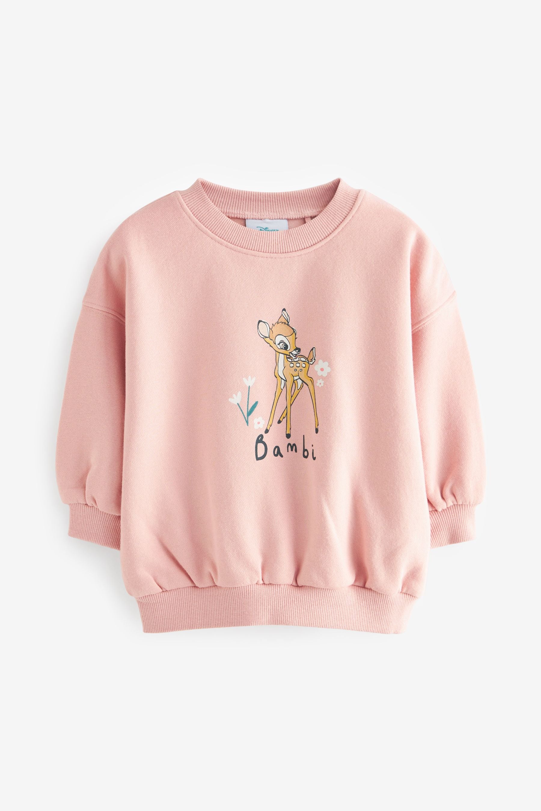 Pink Disney Bambi Sweat Jumper (3mths-7yrs)