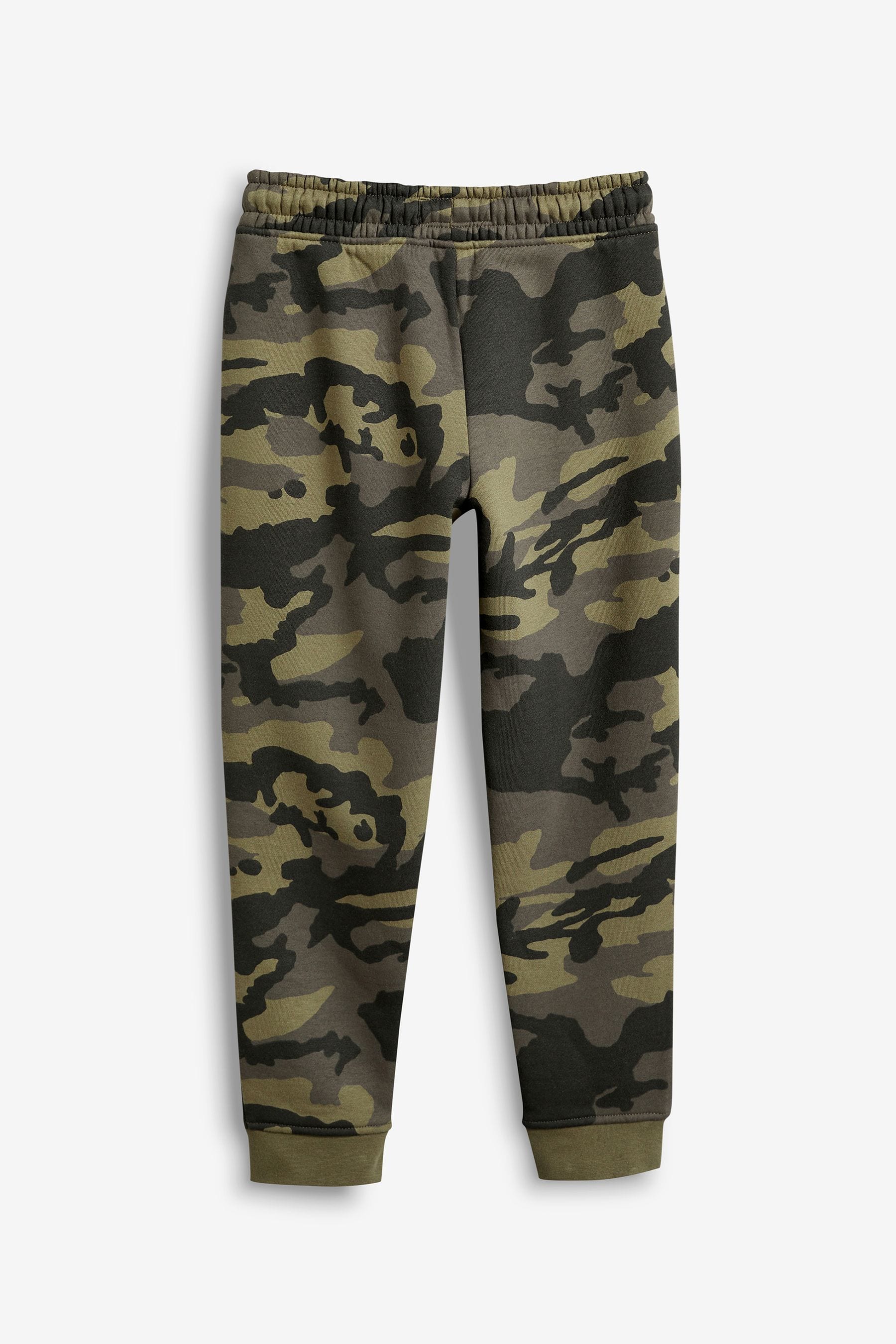 Green Camouflage Slim Fit Cuffed Joggers (3-16yrs)