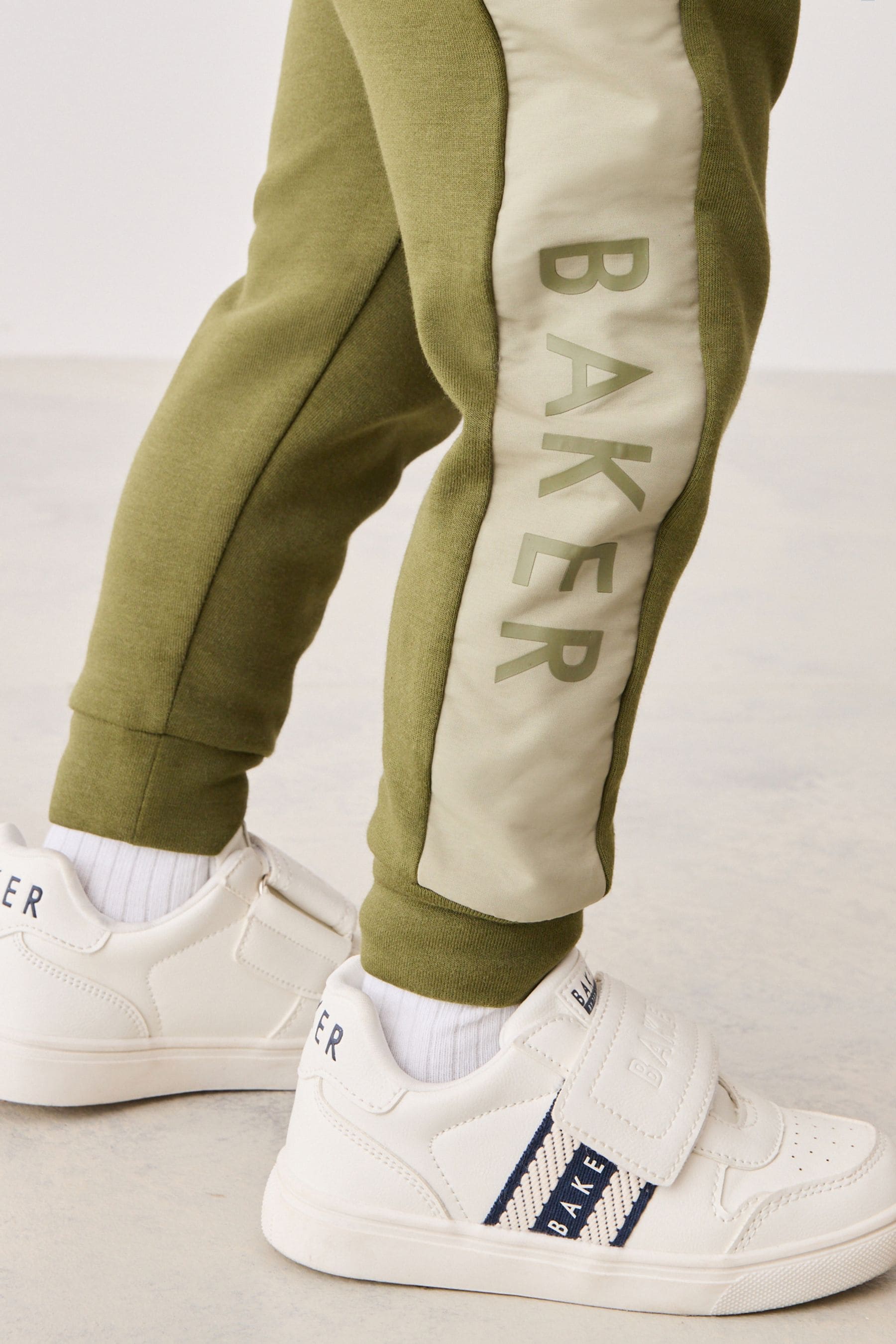 Baker by Ted Baker Khaki Green Polo Shirt and Joggers Set