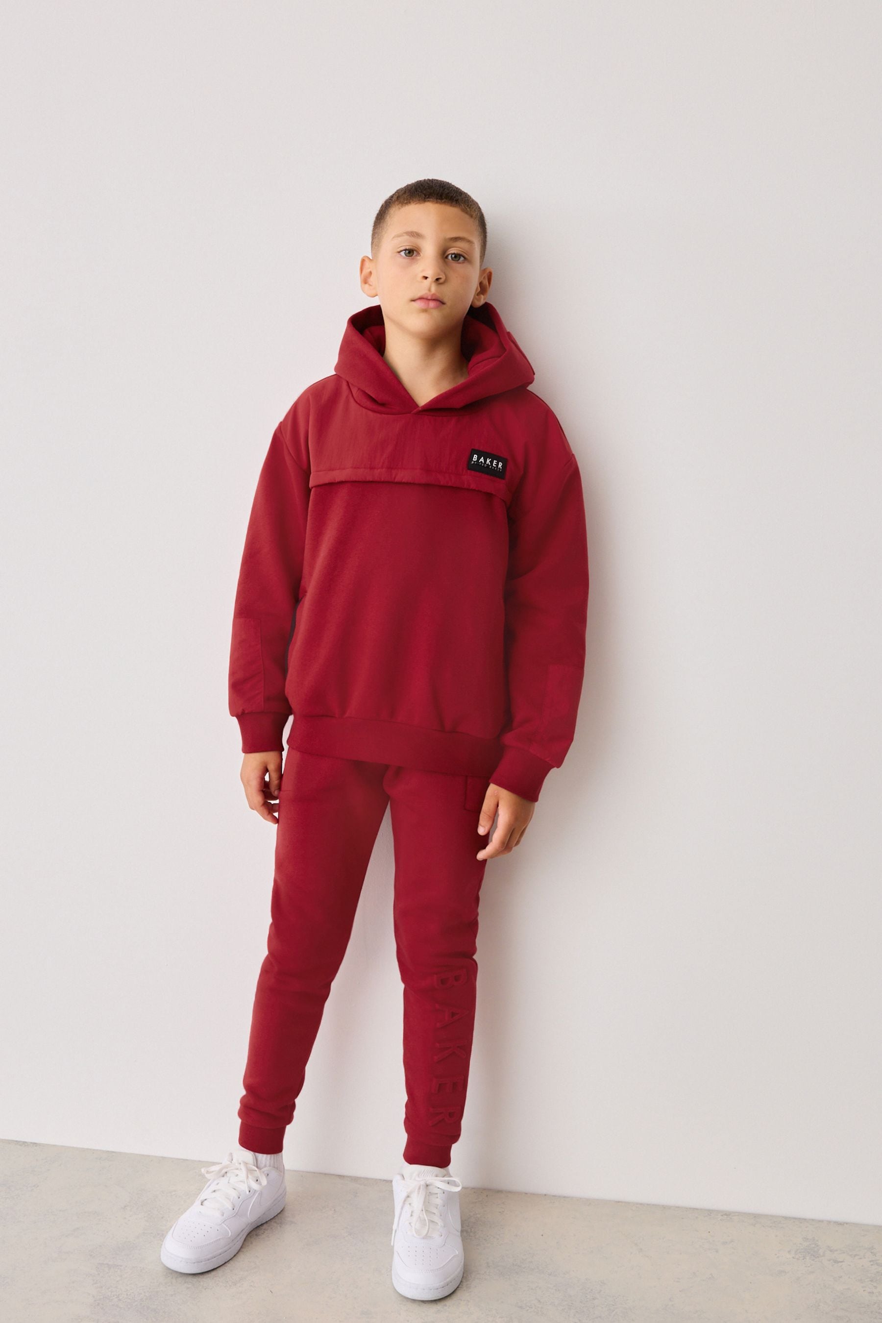 Baker by Ted Baker Embossed Hoodie and Jogger Set