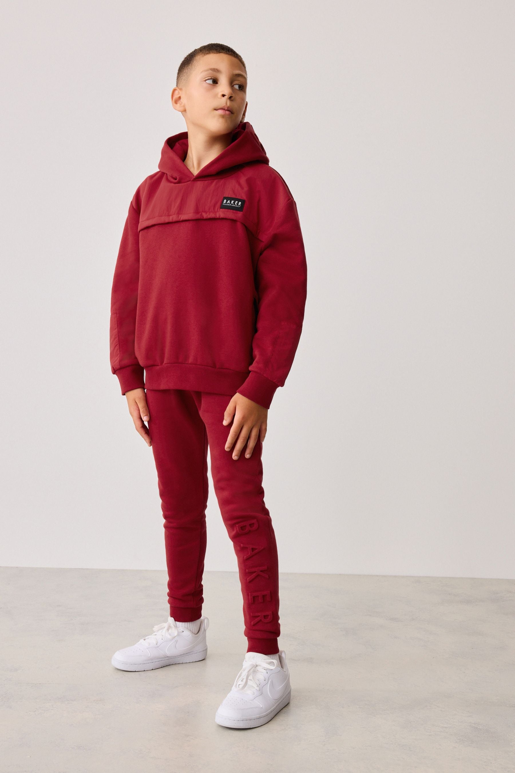 Baker by Ted Baker Embossed Hoodie and Jogger Set