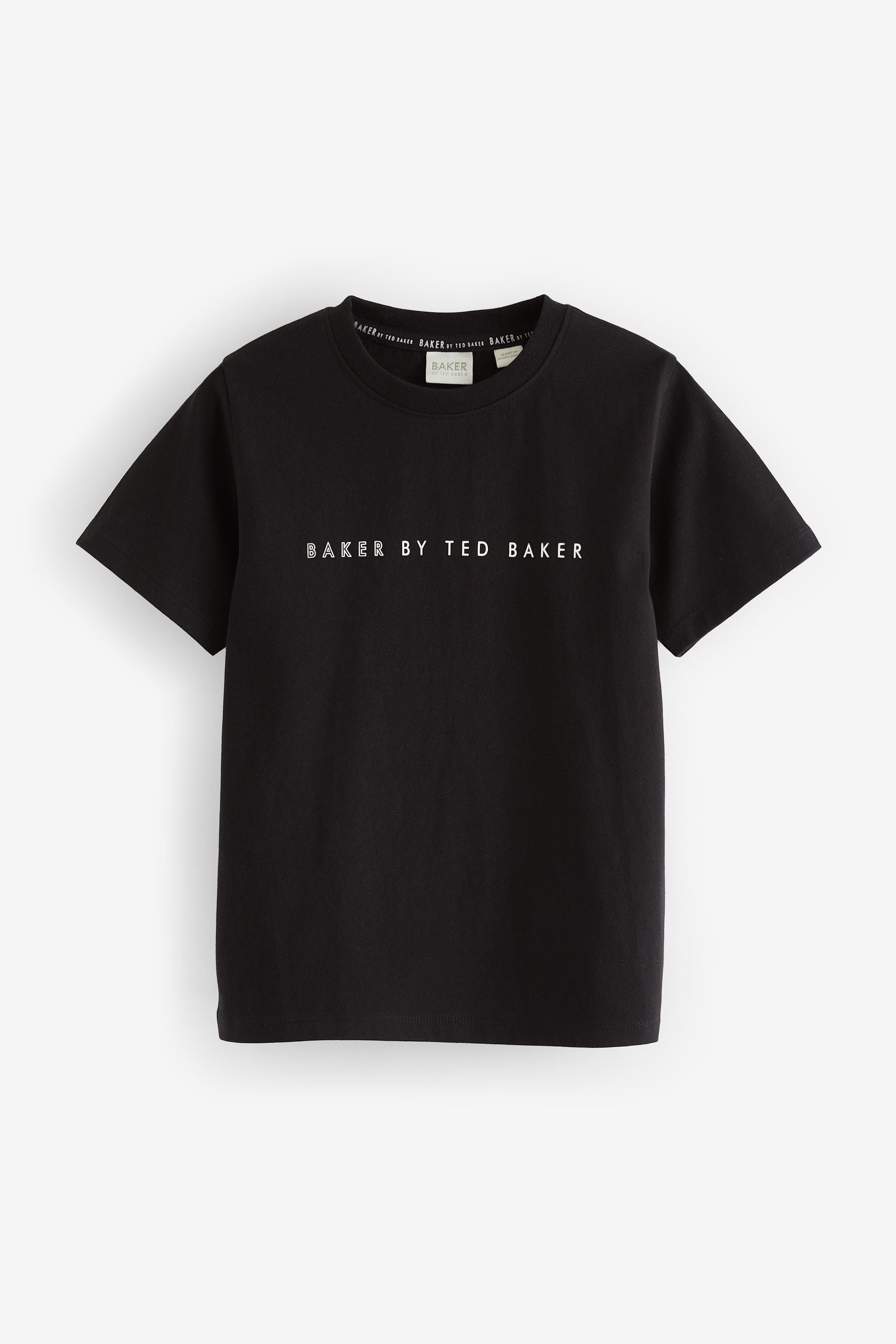 Baker by Ted Baker Neutral Herringbone Shacket and T-Shirt Set