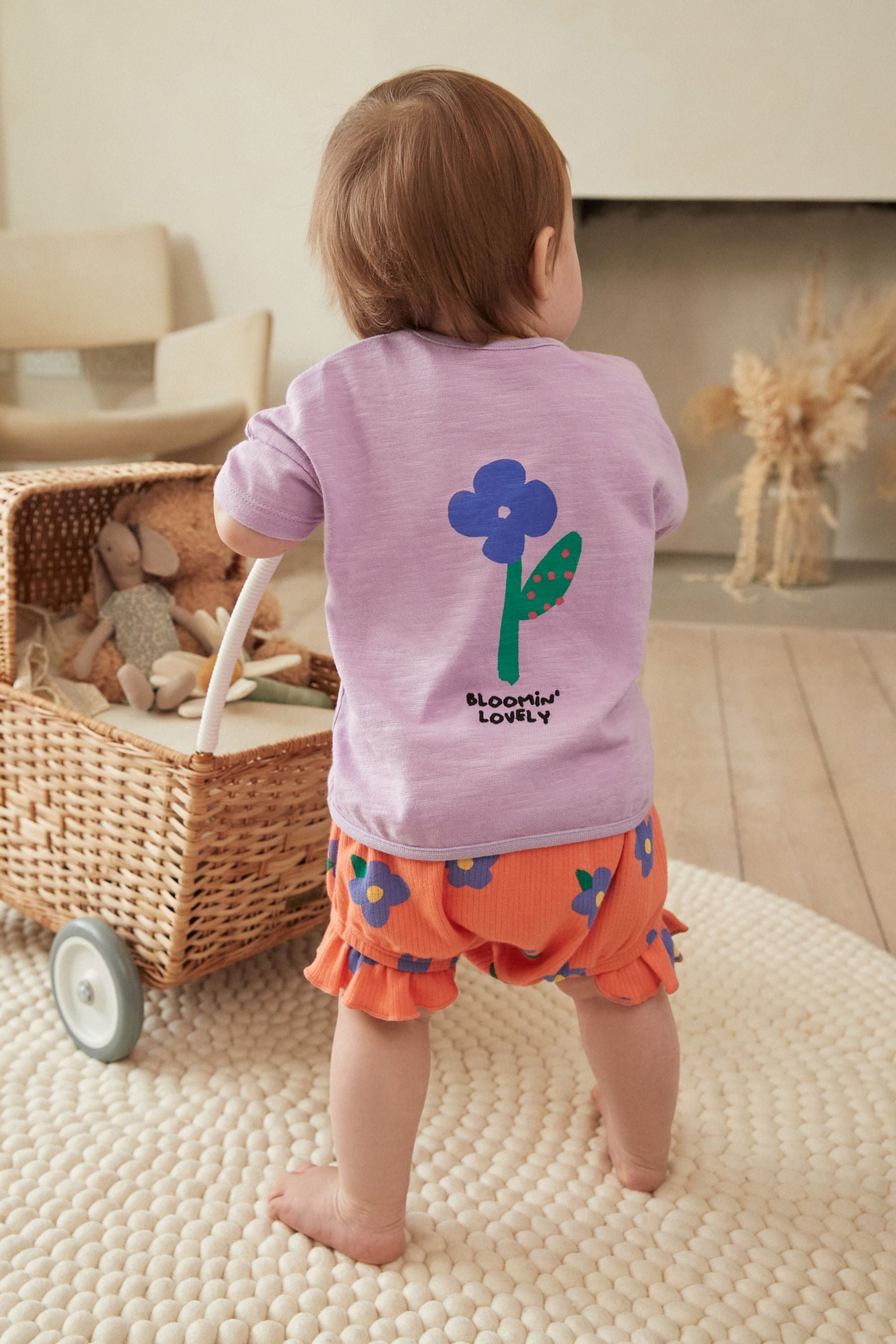 Multi Bright Character Baby 3 Pack T-Shirts and Shorts Set