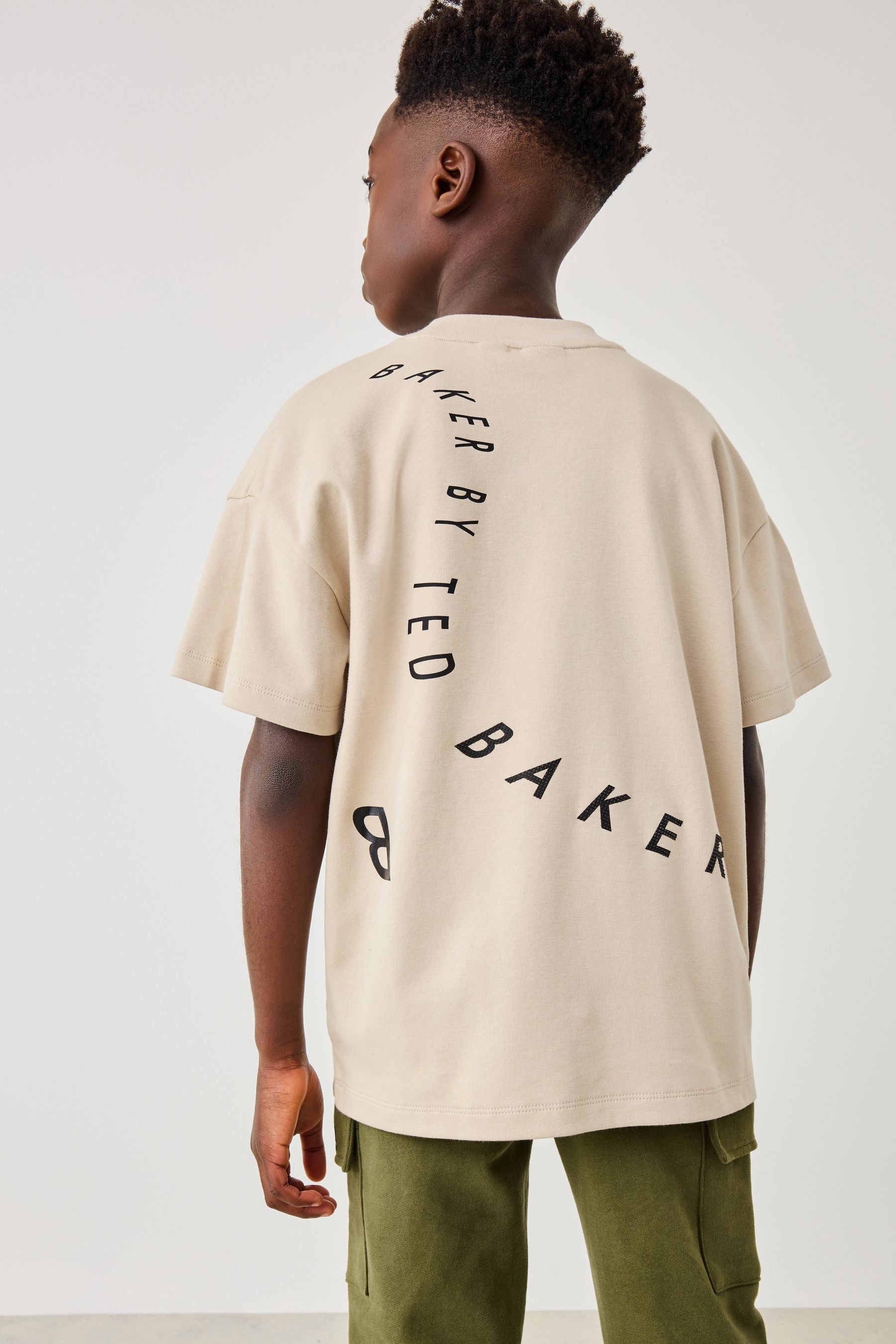 Baker by Ted Baker Graphic 100% Cotton T-Shirt and Joggers Set