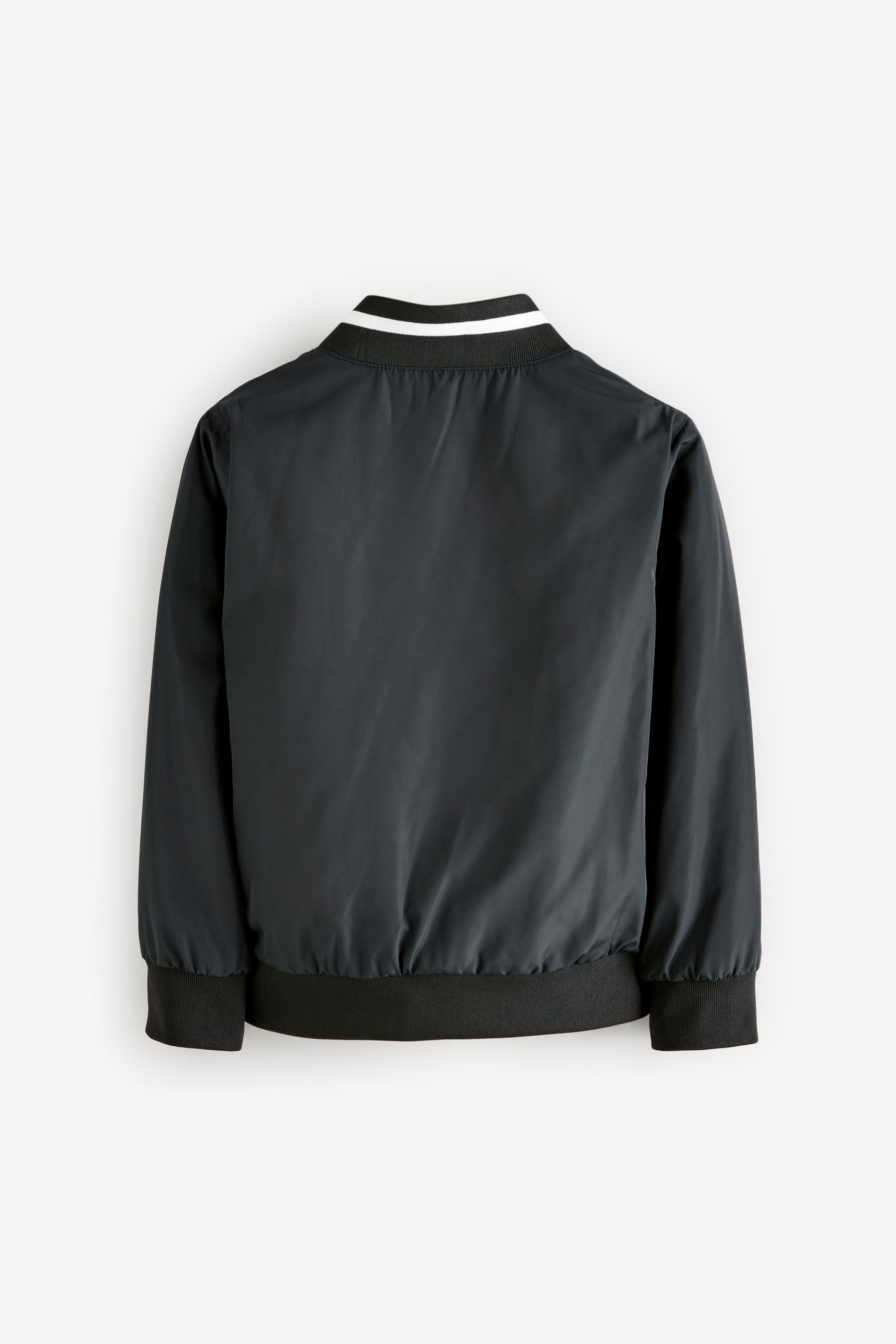 Baker by Ted Baker Nylon Bomber Black Jacket