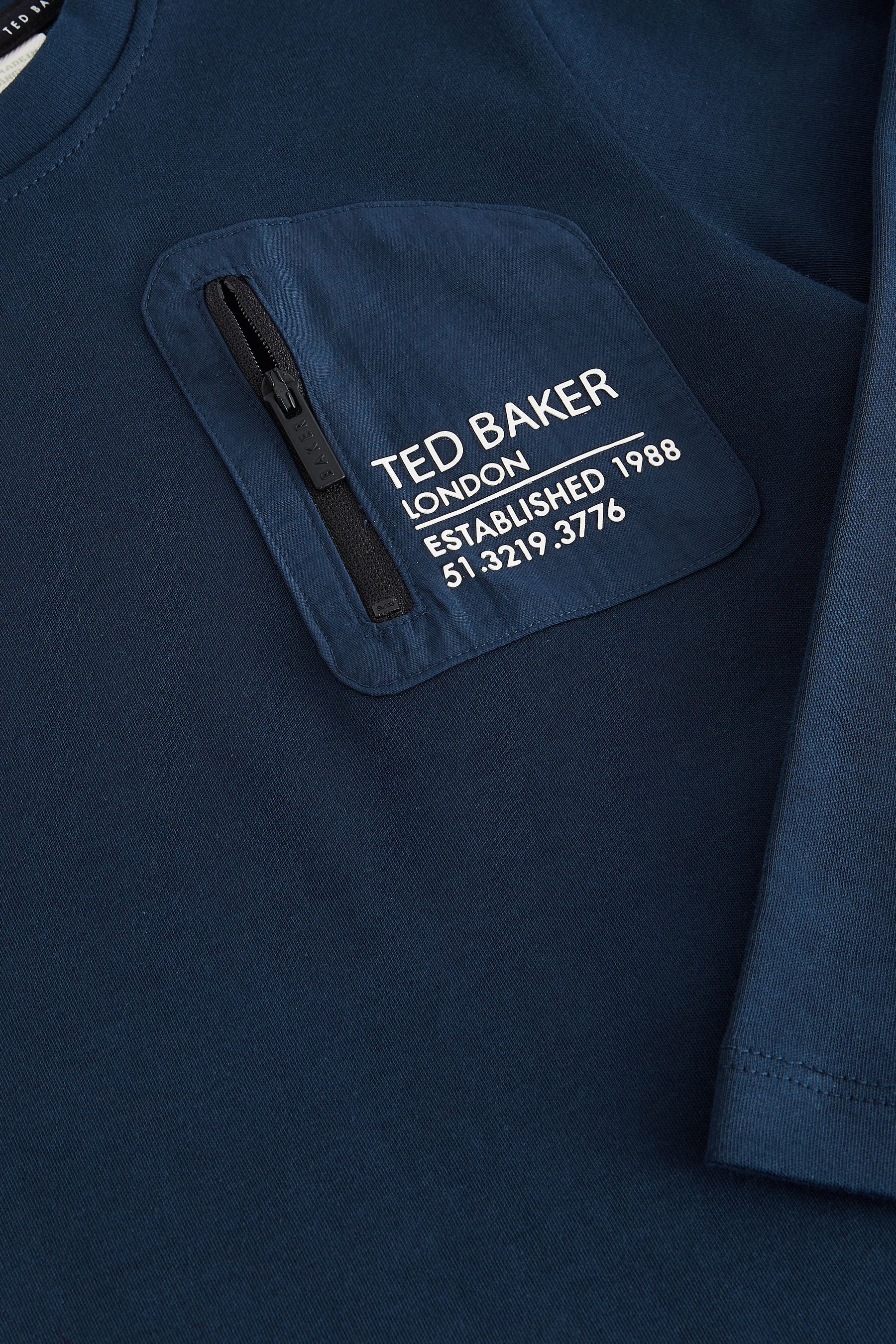 Baker by Ted Baker Navy Long Sleeve T-Shirt