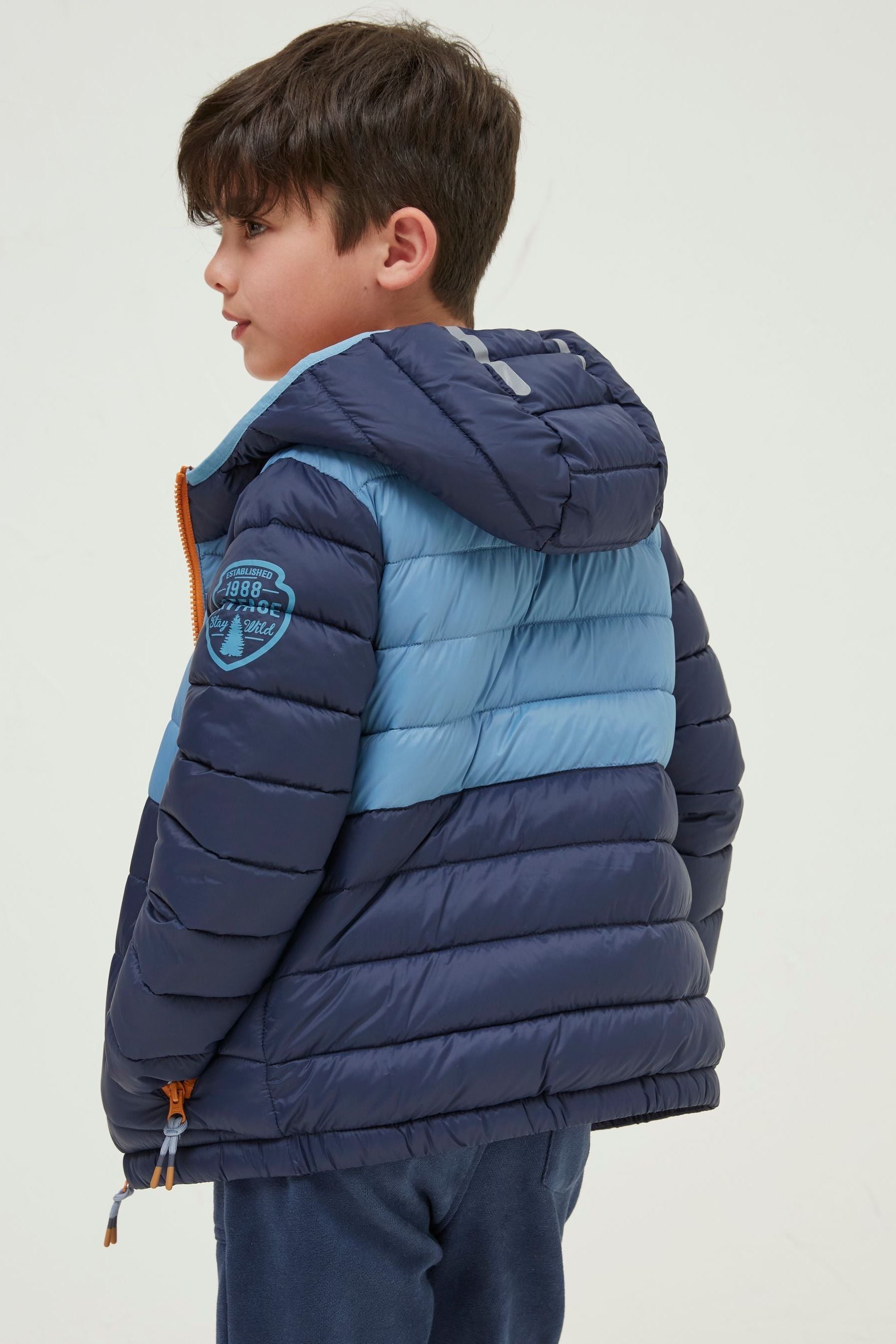 FatFace Navy Padded Jacket