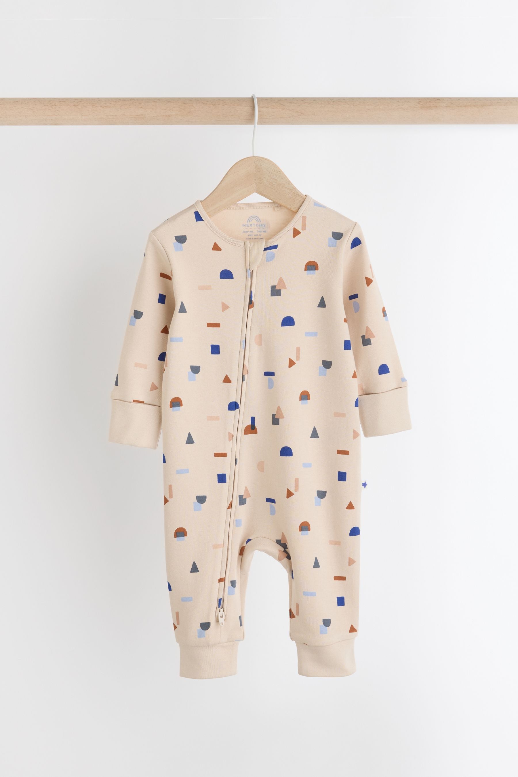 Blue 4 Pack Baby Printed Footless Sleepsuits 4 Pack (0mths-3yrs)