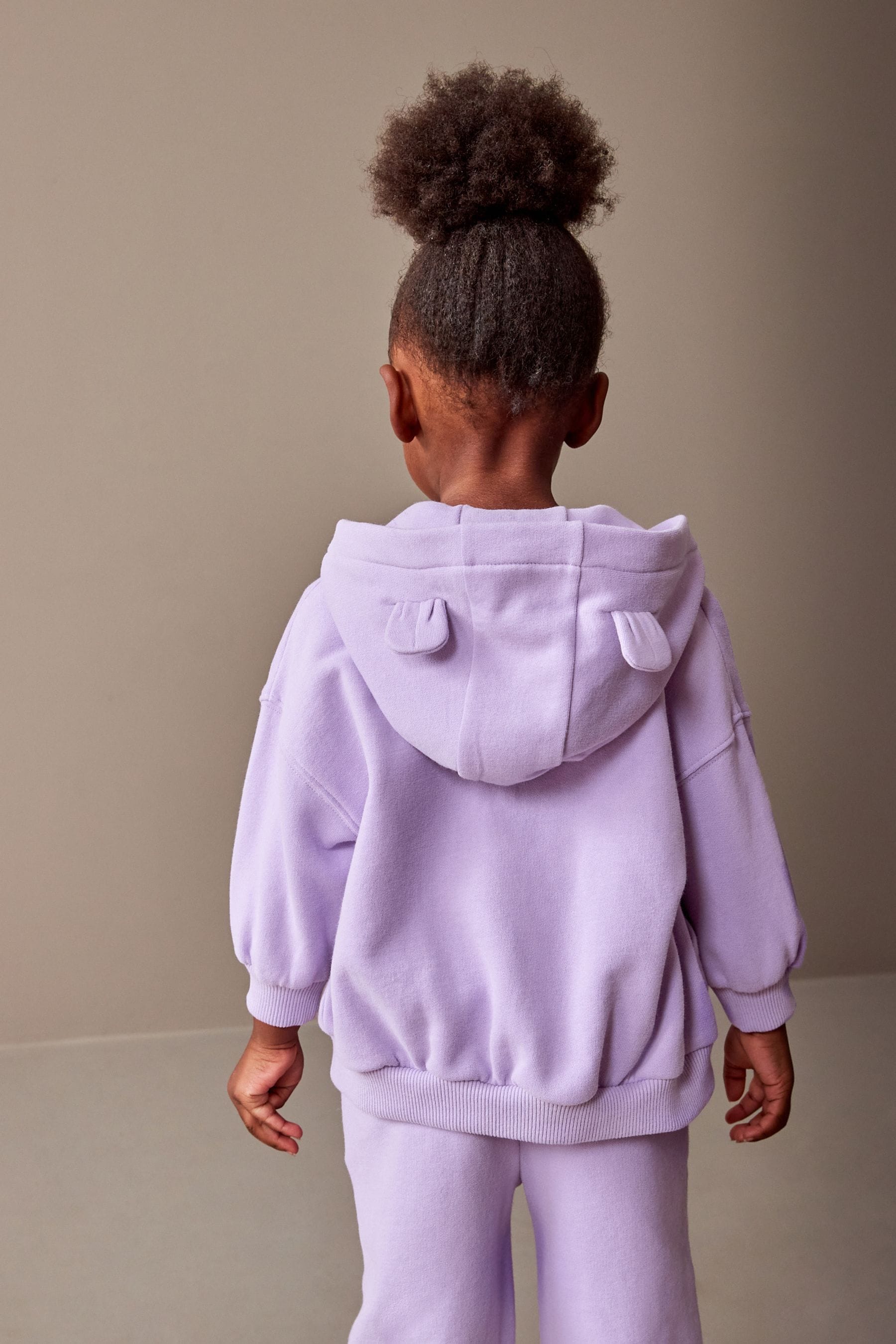 Lilac Purple Zip Through Hoodie (3mths-7yrs)