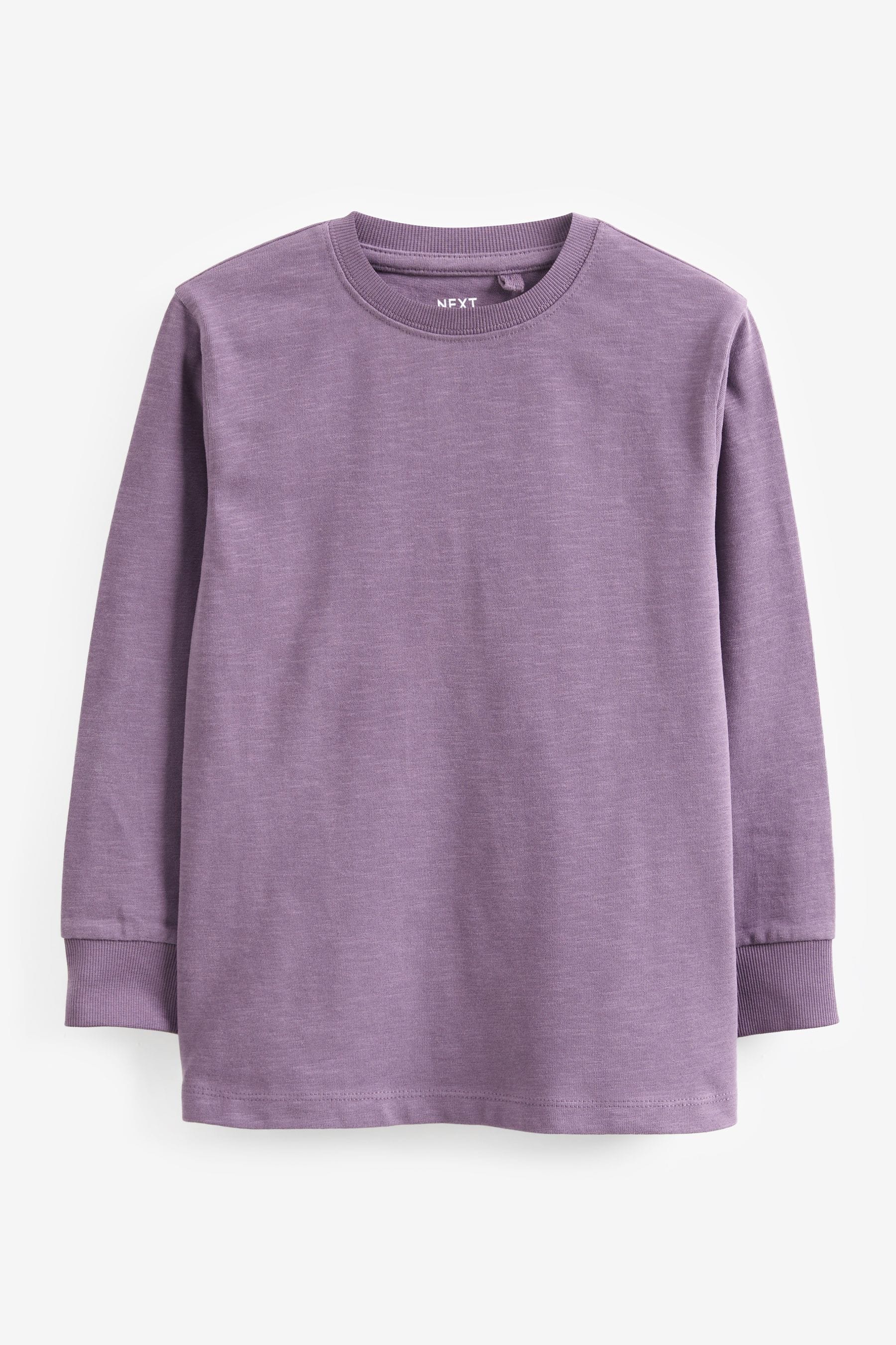 Purple Long Sleeve Cosy T-Shirt (3-16yrs)