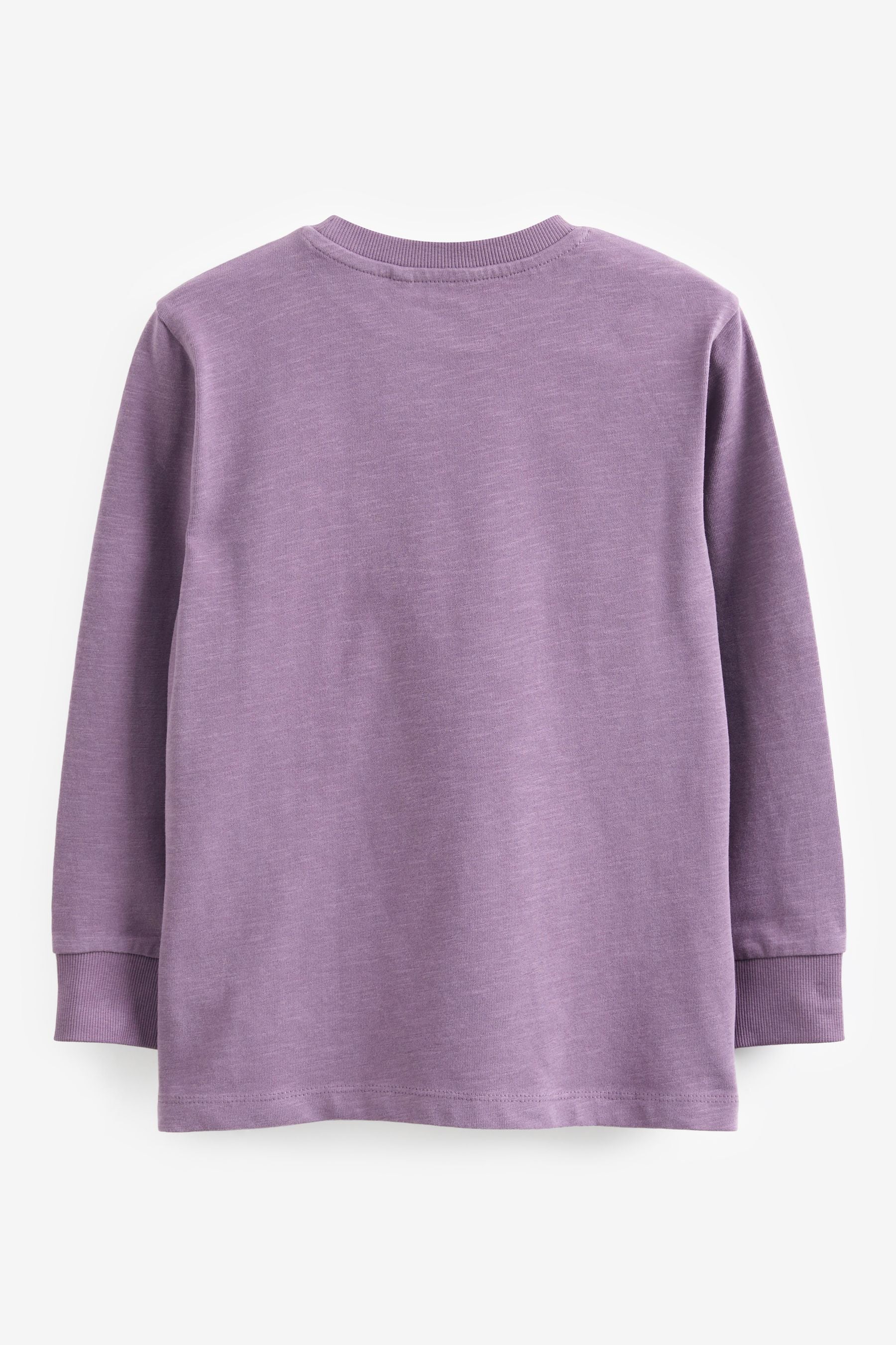 Purple Long Sleeve Cosy T-Shirt (3-16yrs)