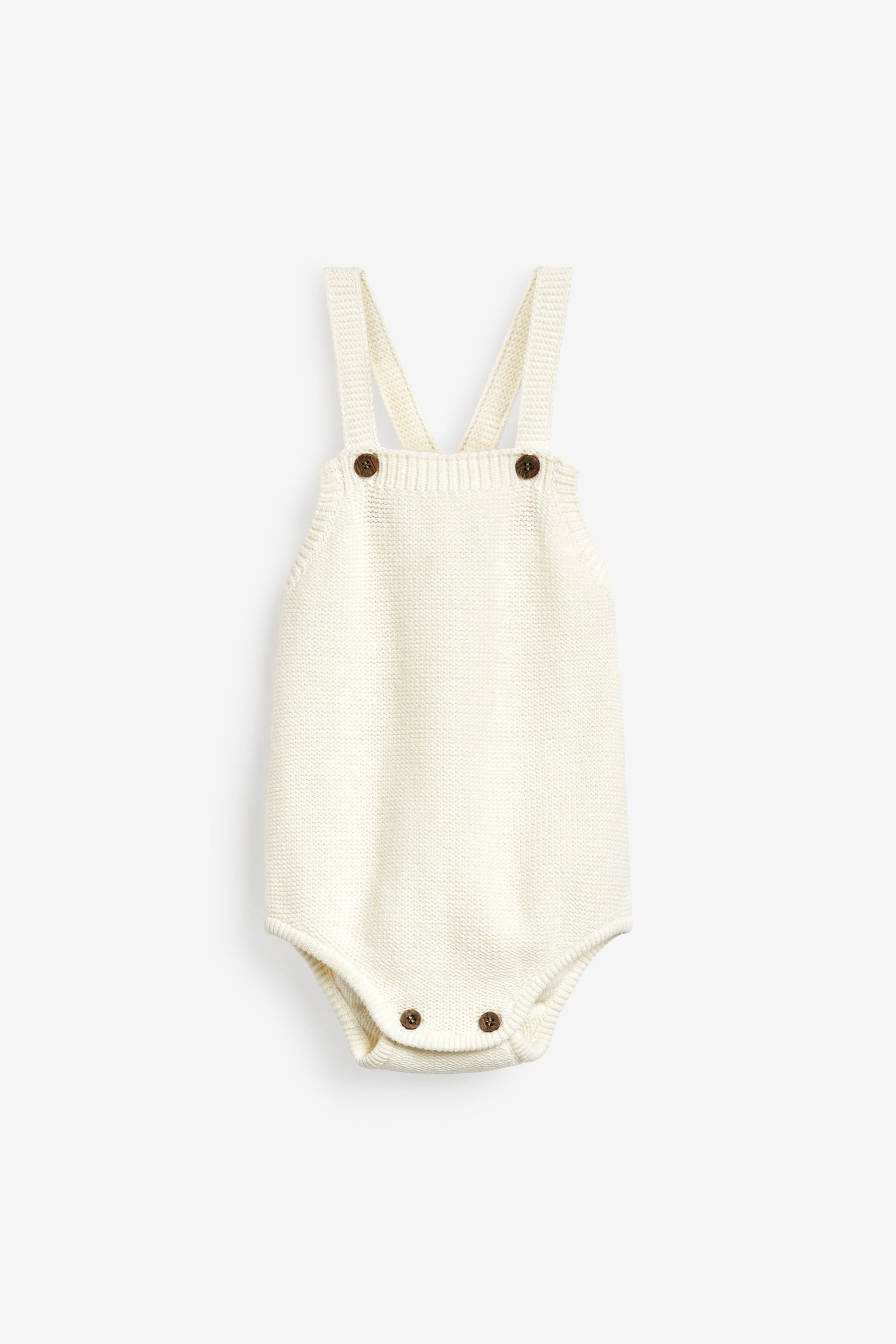 The Little Tailor Knitted Baby 100% Cotton Romper Bodysuit