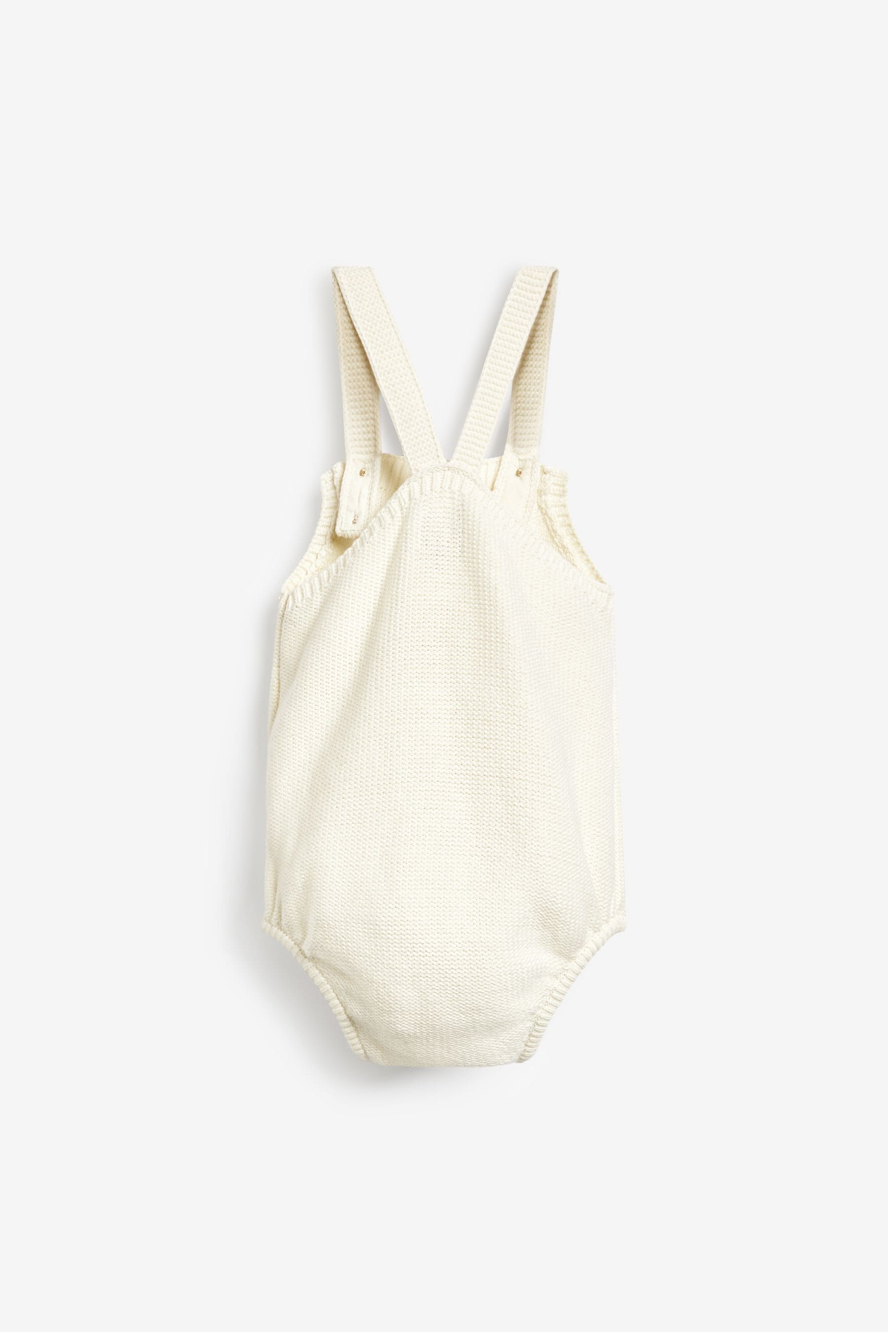 The Little Tailor Knitted Baby 100% Cotton Romper Bodysuit