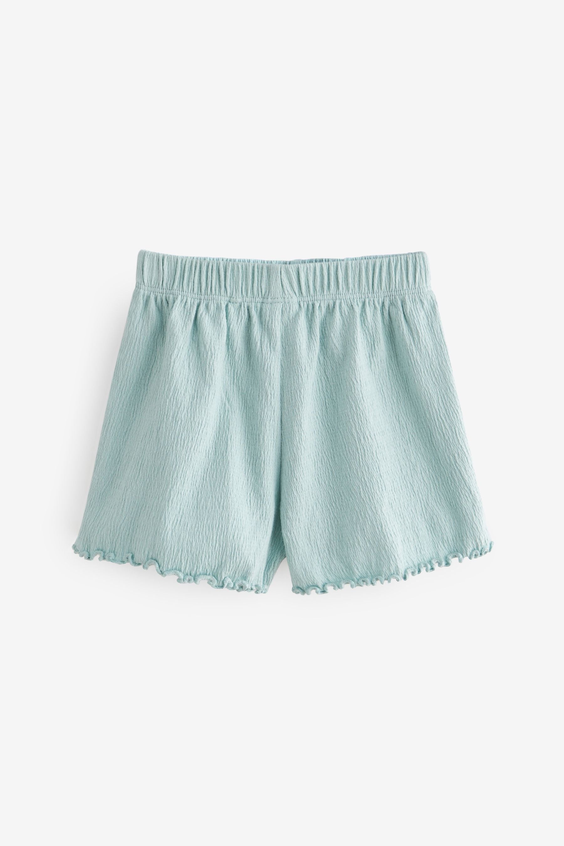 Blue Pink Textured Shorts 3 Pack (3mths-7yrs)