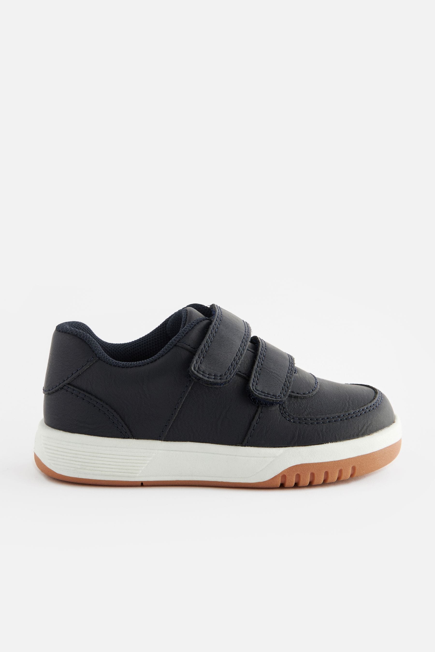 Navy Blue Strap Touch Fastening Trainers