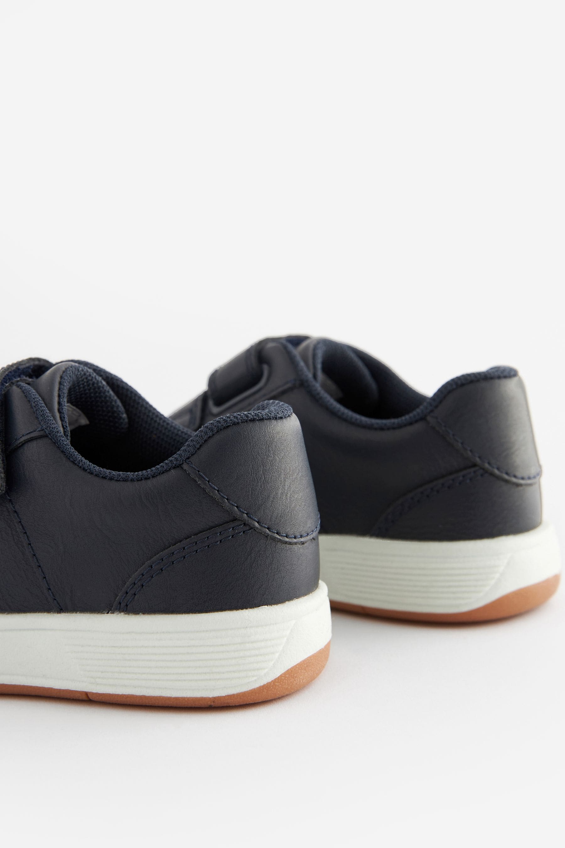 Navy Blue Strap Touch Fastening Trainers