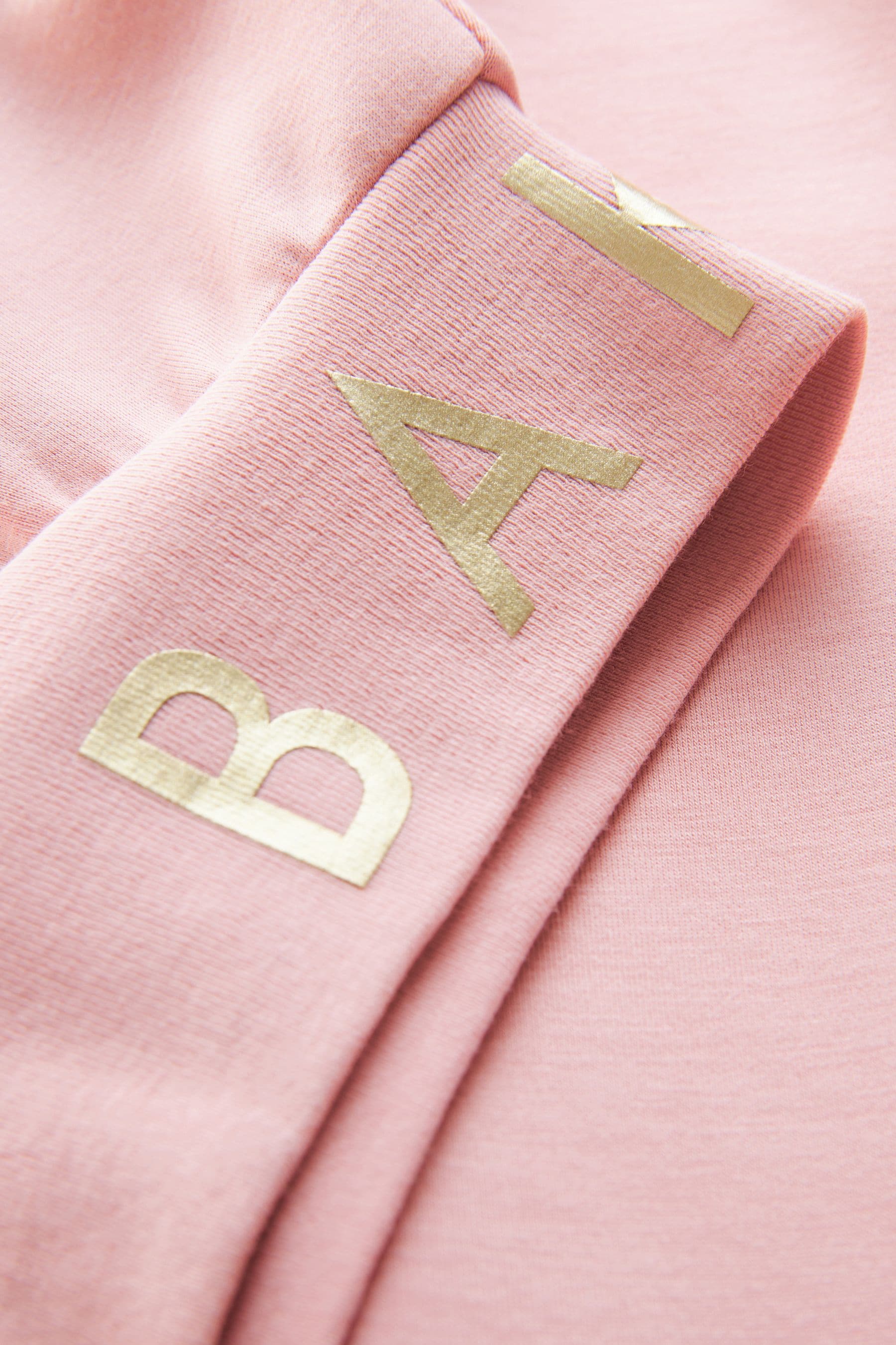 Baker by Ted Baker Pink Cropped Sweater and Jogger Set