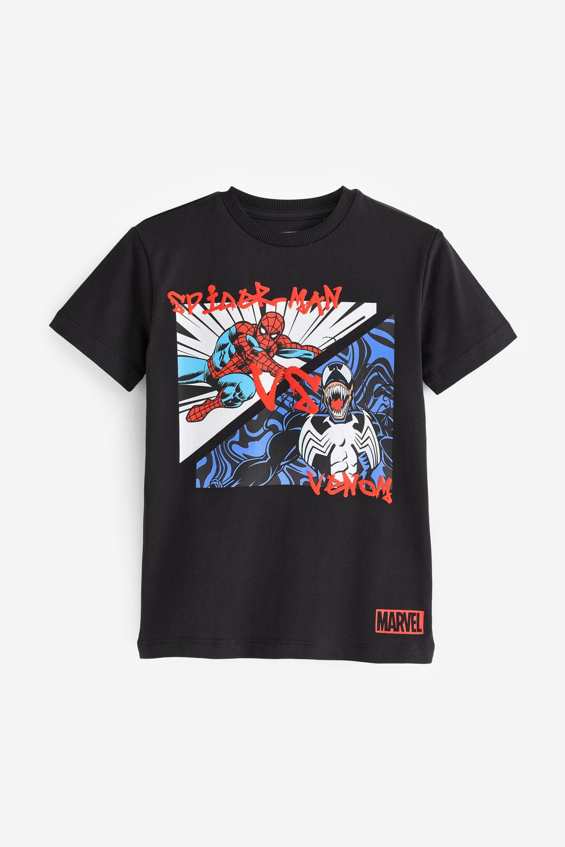 Venom Black Spider-Man Short Sleeve T-Shirt (3-16yrs)