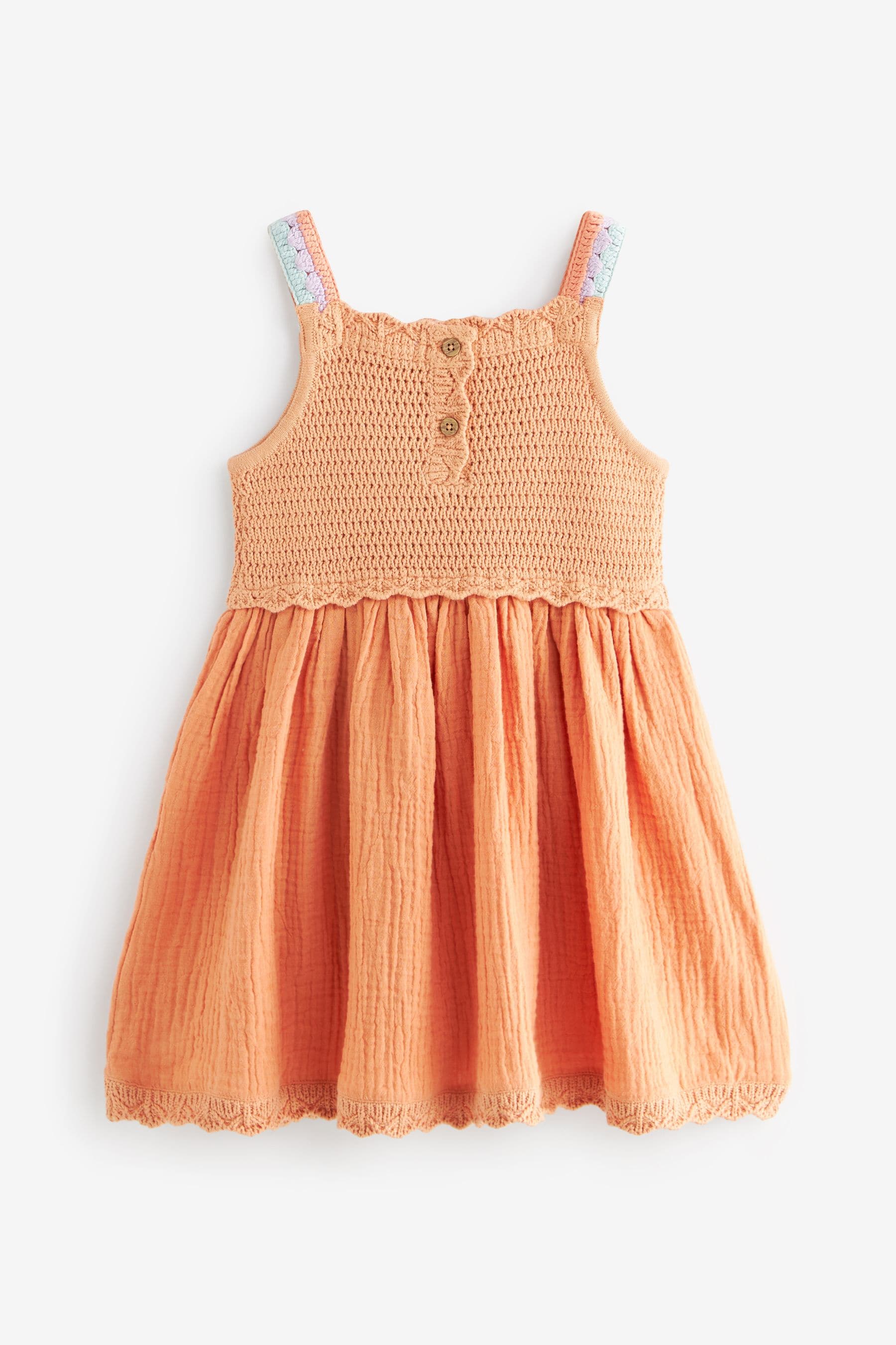 Orange Butterfly Dress (3mths-7yrs)