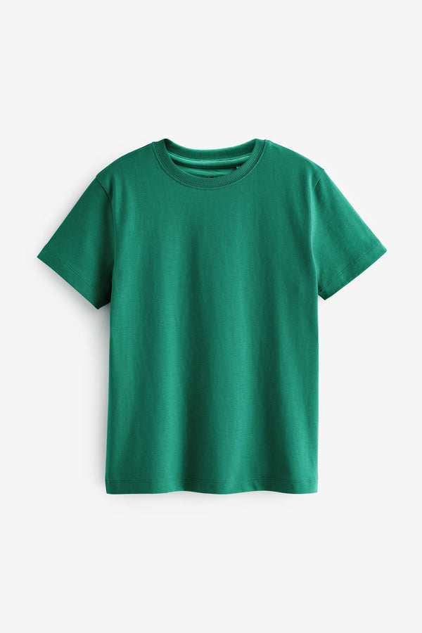 Green Forest Regular Fit Short Sleeve 100% Cotton T-Shirt (3-16yrs)