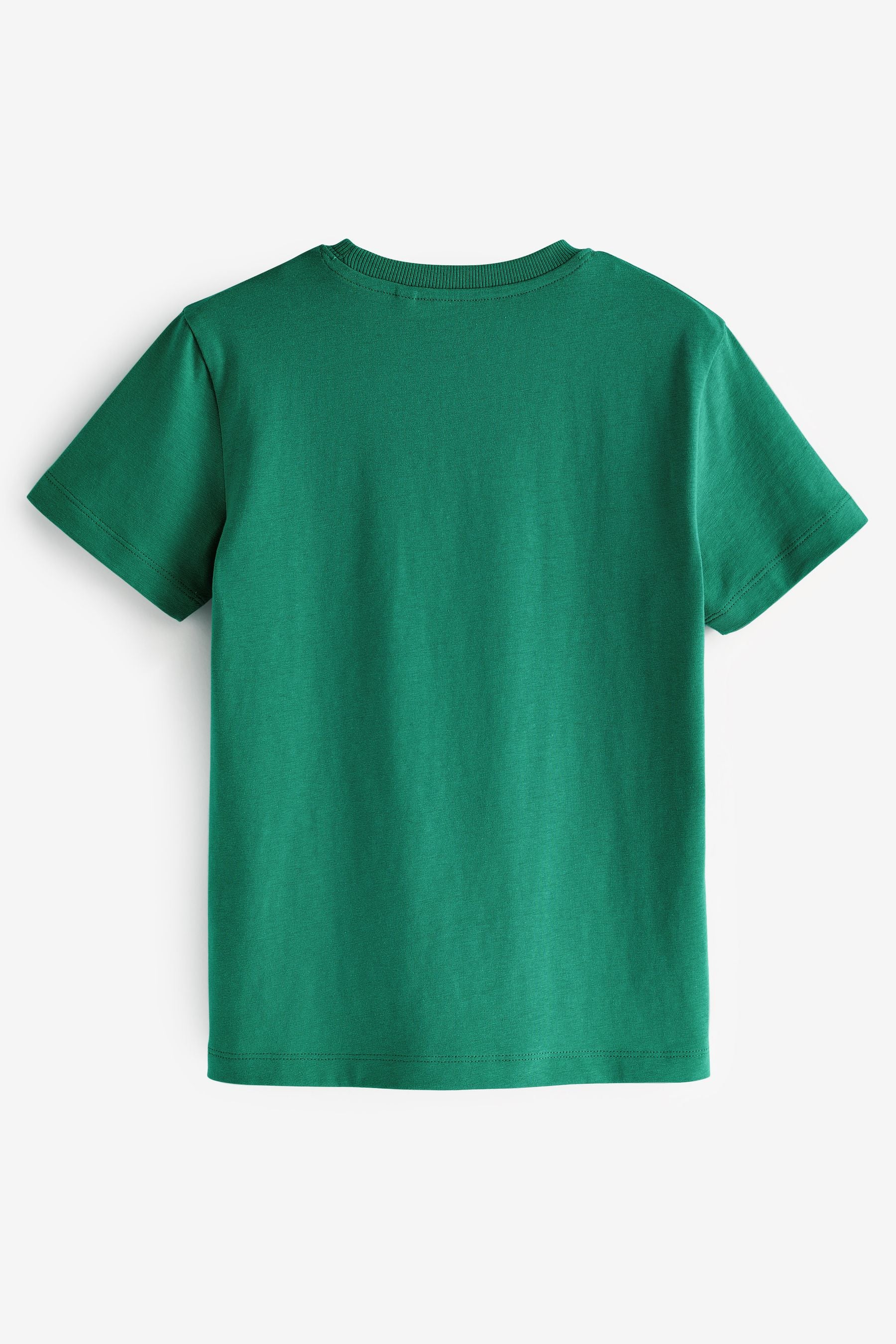 Green Forest Regular Fit Short Sleeve 100% Cotton T-Shirt (3-16yrs)