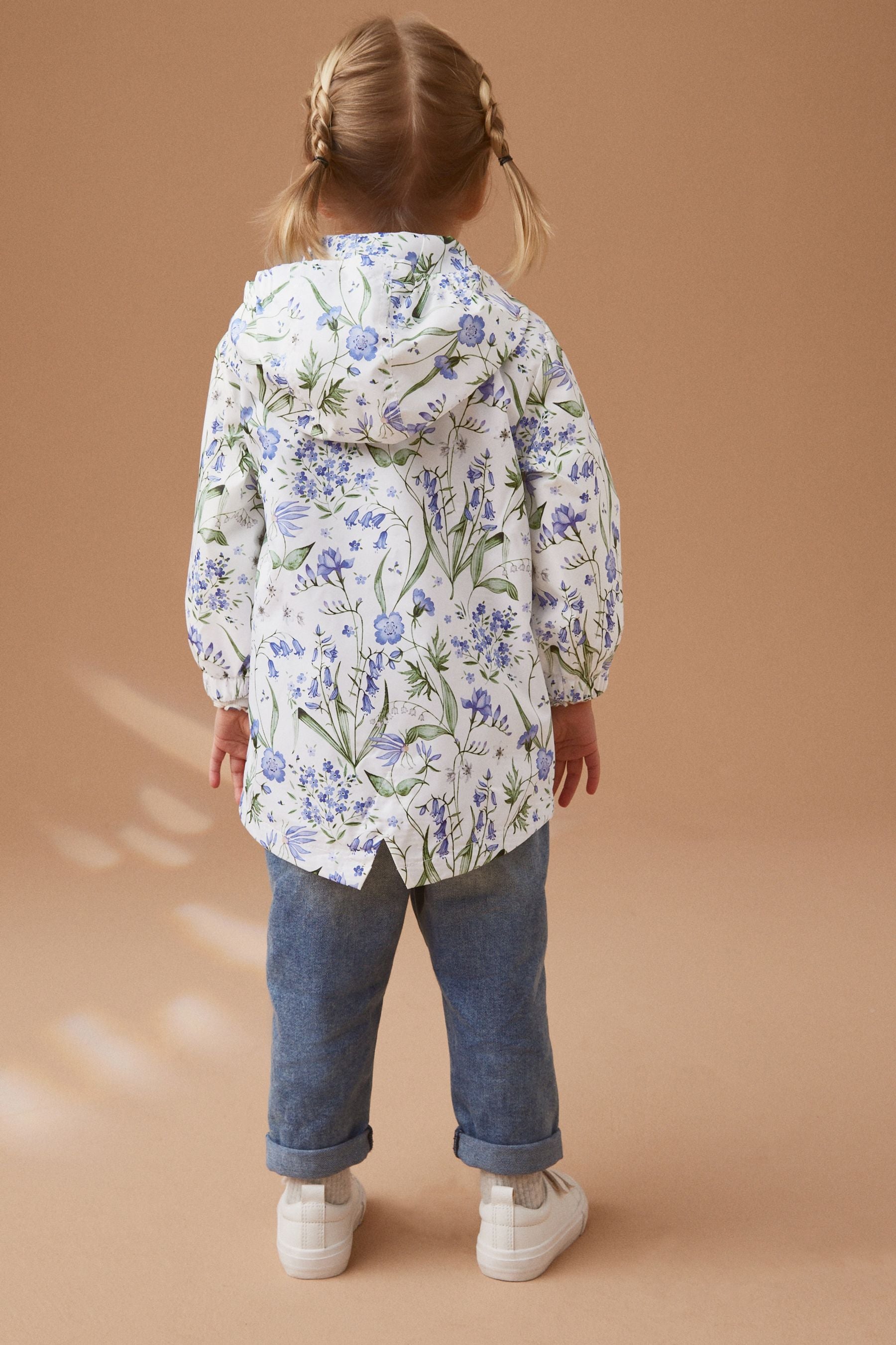 Blue Shower Resistant Printed Cagoule (3mths-7yrs)