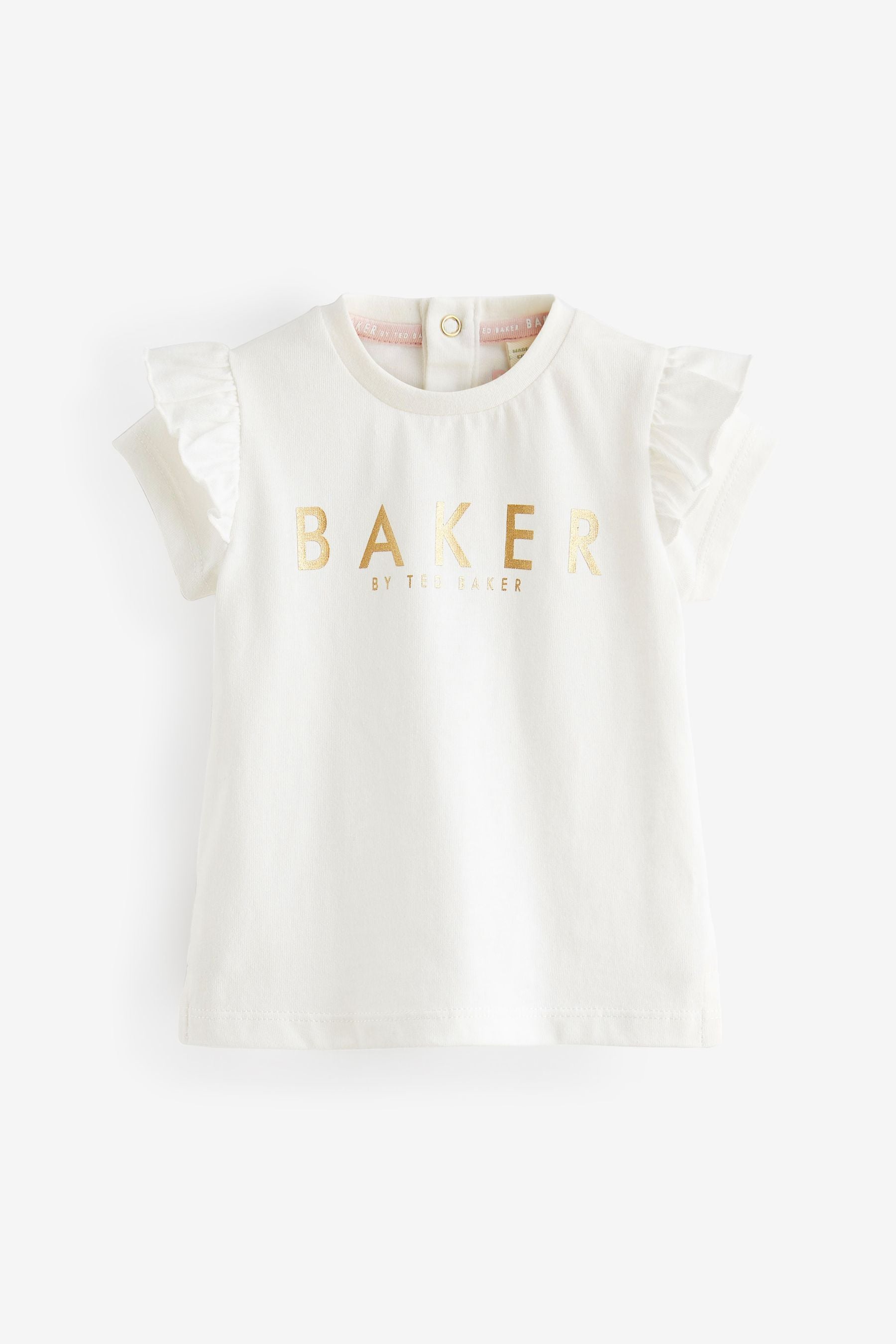 Baker by Ted Baker Floral Quilted Pinafore and T-Shirt Set