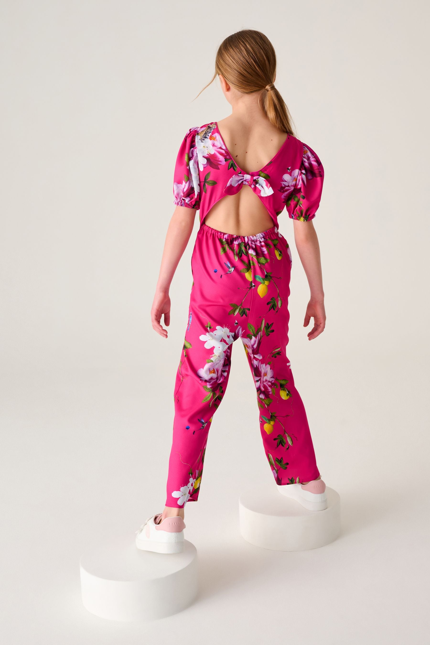 Pink Baker by Ted Baker Pink Floral Jumpsuit