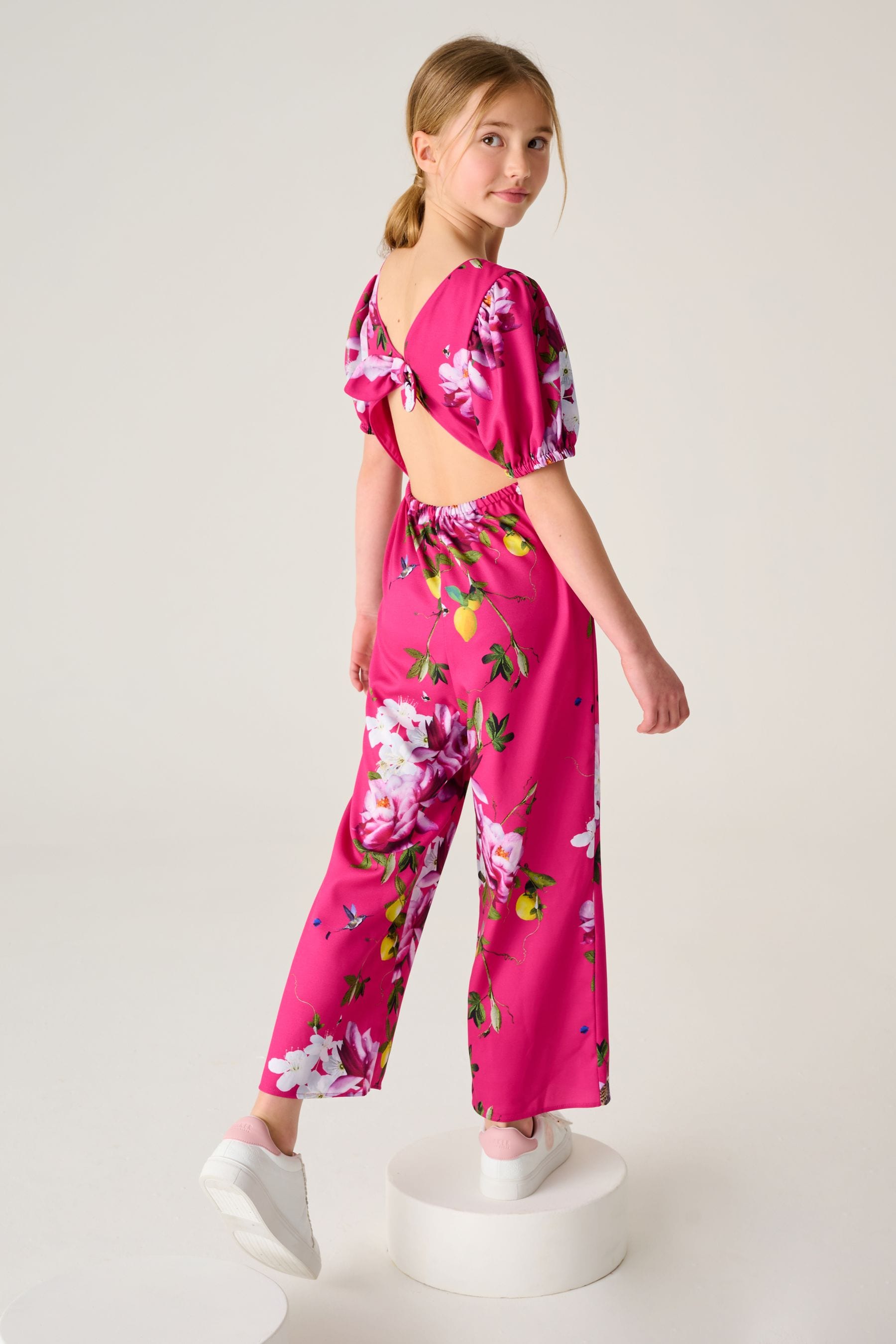 Baker by Ted Baker Pink Floral Jumpsuit